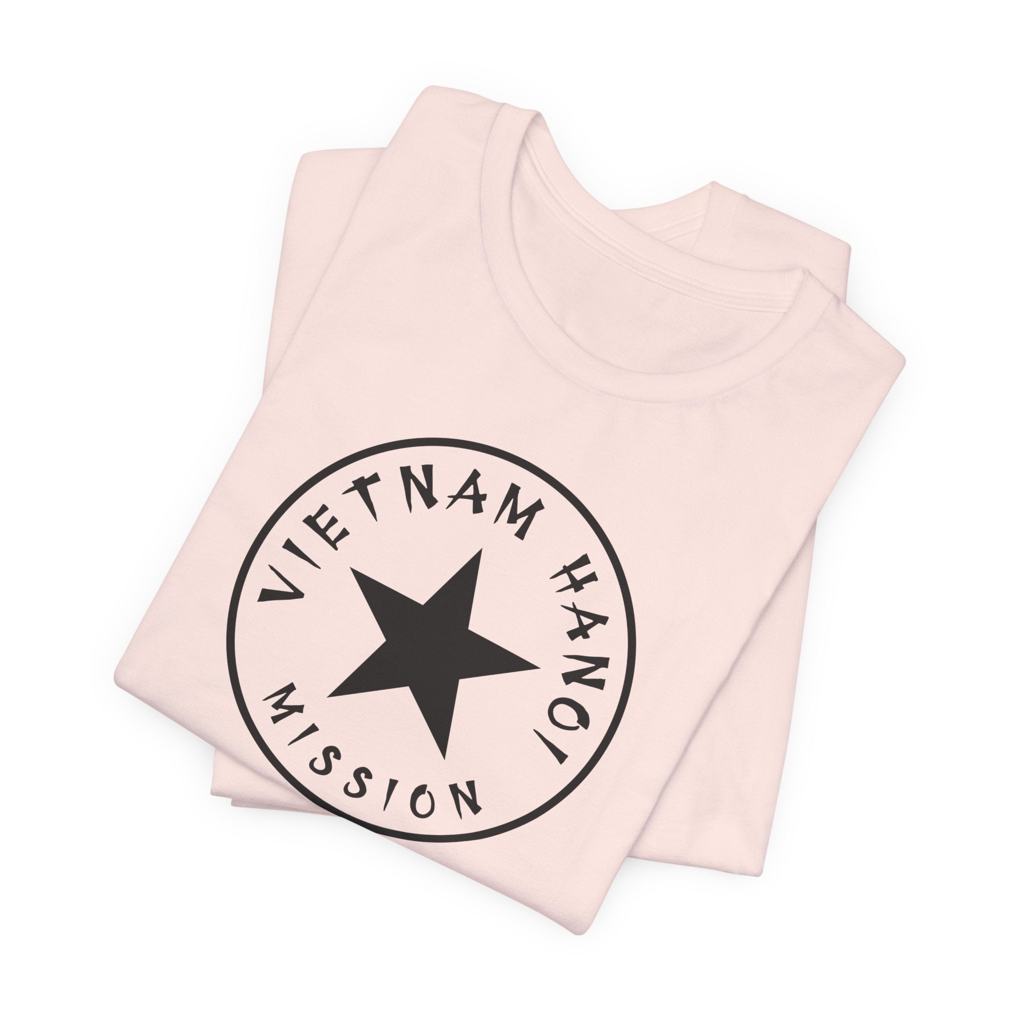 Vietnam Hanoi Mission Circular Monochrome Logo T-Shirt - Mission Wishlist - LDS Missionary Gift Store