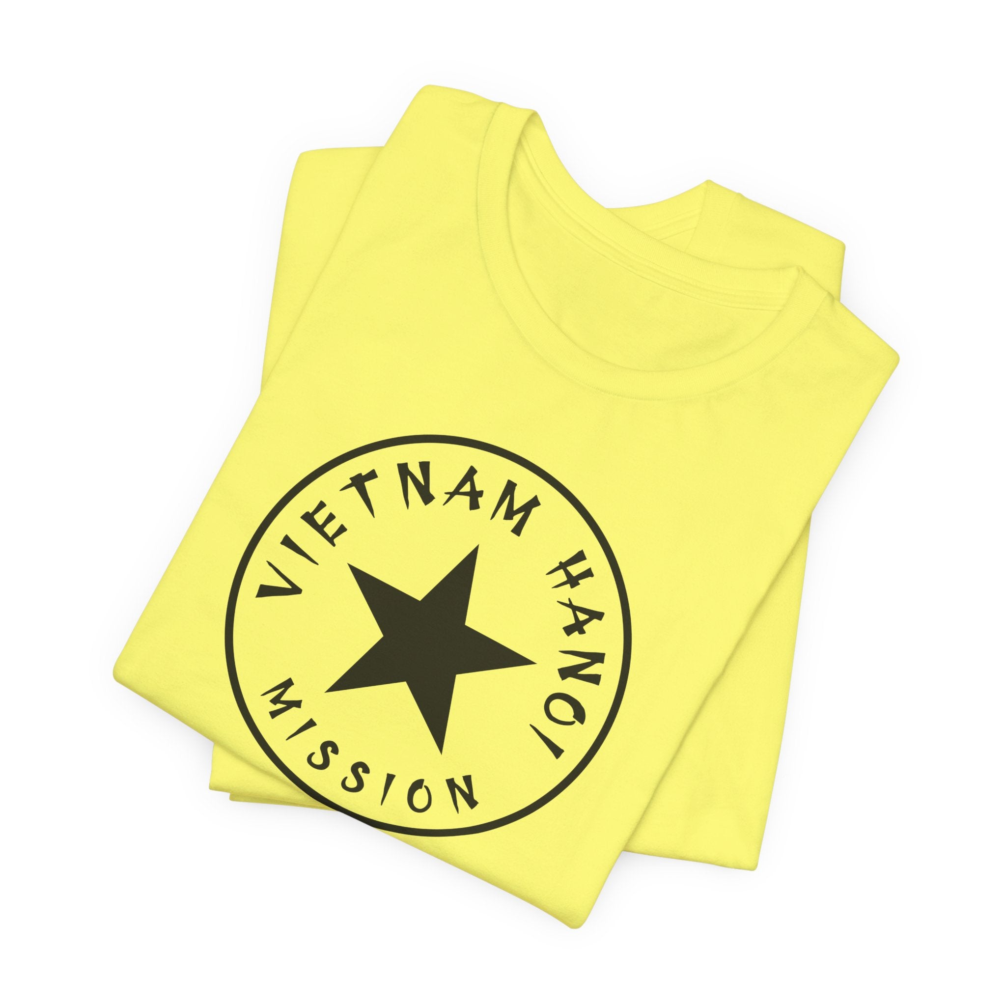 Vietnam Hanoi Mission Circular Monochrome Logo T-Shirt - Mission Wishlist - LDS Missionary Gift Store