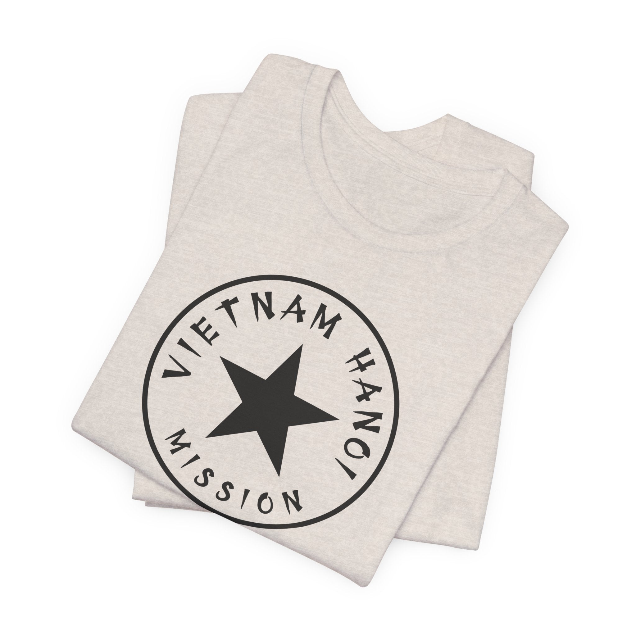 Vietnam Hanoi Mission Circular Monochrome Logo T-Shirt - Mission Wishlist - LDS Missionary Gift Store