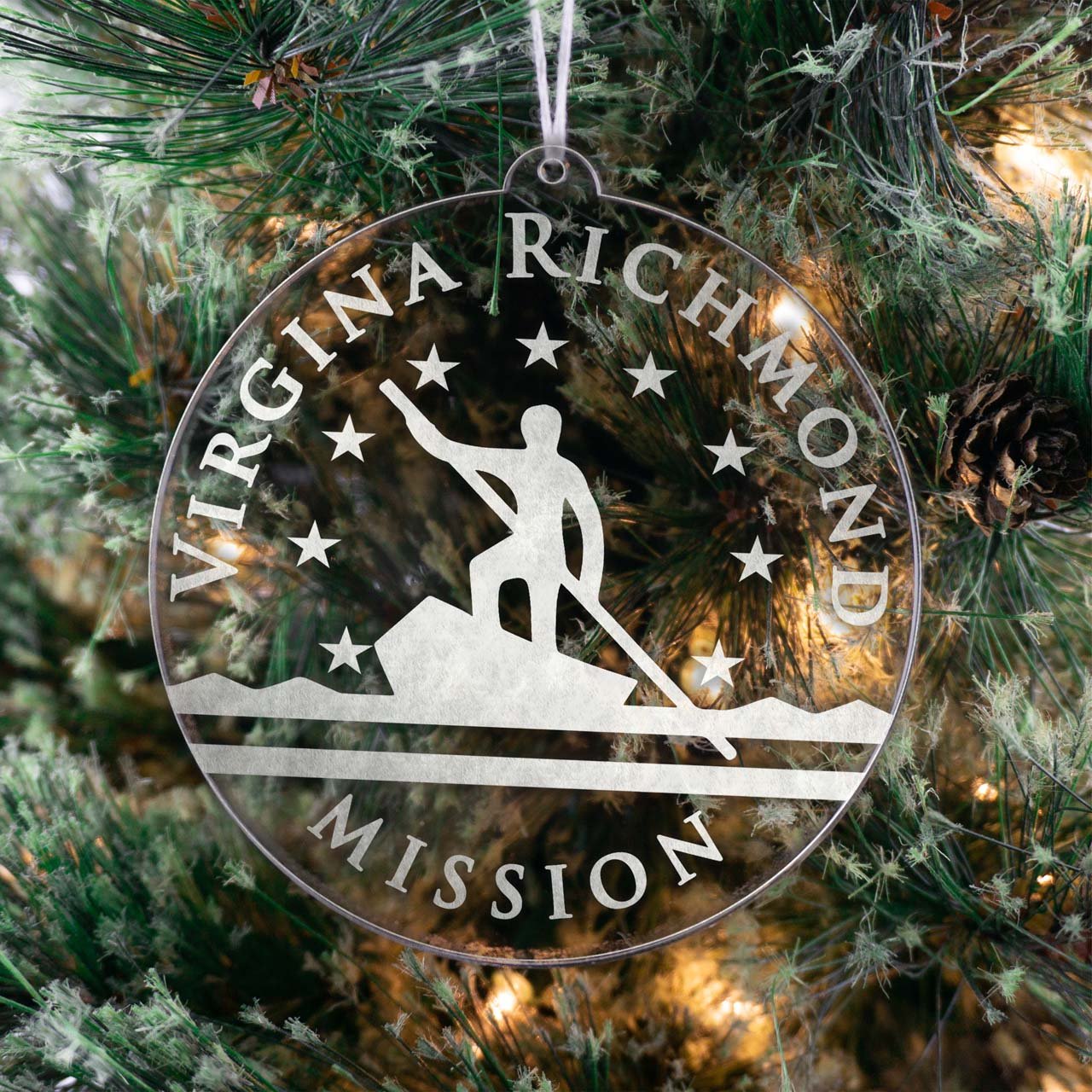 Virginia Richmond Mission Christmas Ornament - Latter-Day Saint LDS Missionary Gift - Book of Mormon