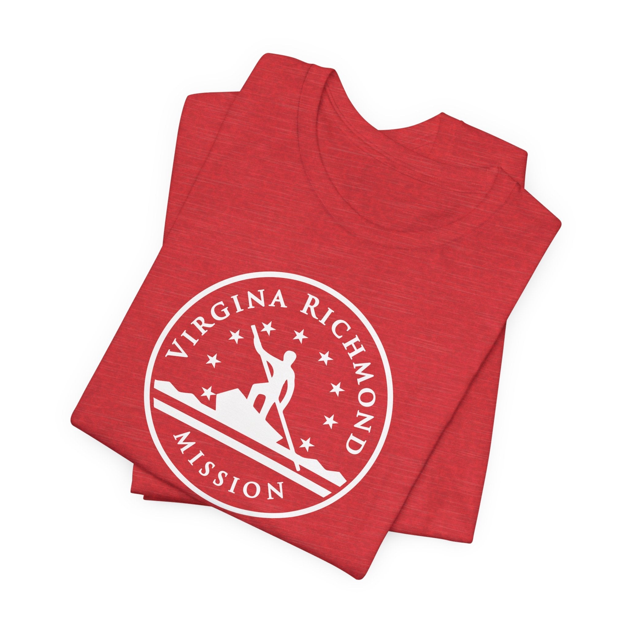 Virginia Richmond Mission Circular Monochrome Logo T-Shirt - Mission Wishlist - LDS Missionary Gift Store