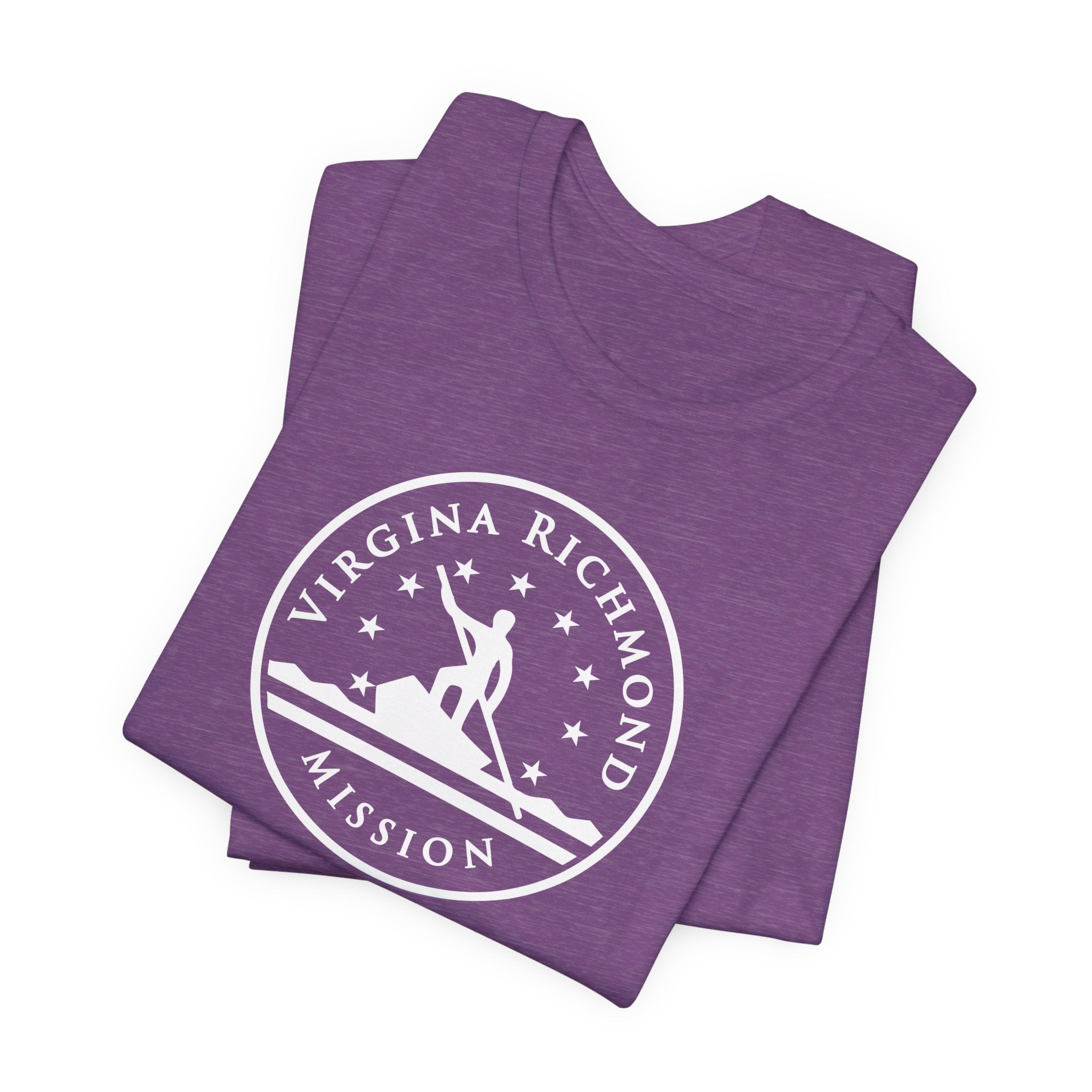 Virginia Richmond Mission Circular Monochrome Logo T-Shirt - Mission Wishlist - LDS Missionary Gift Store