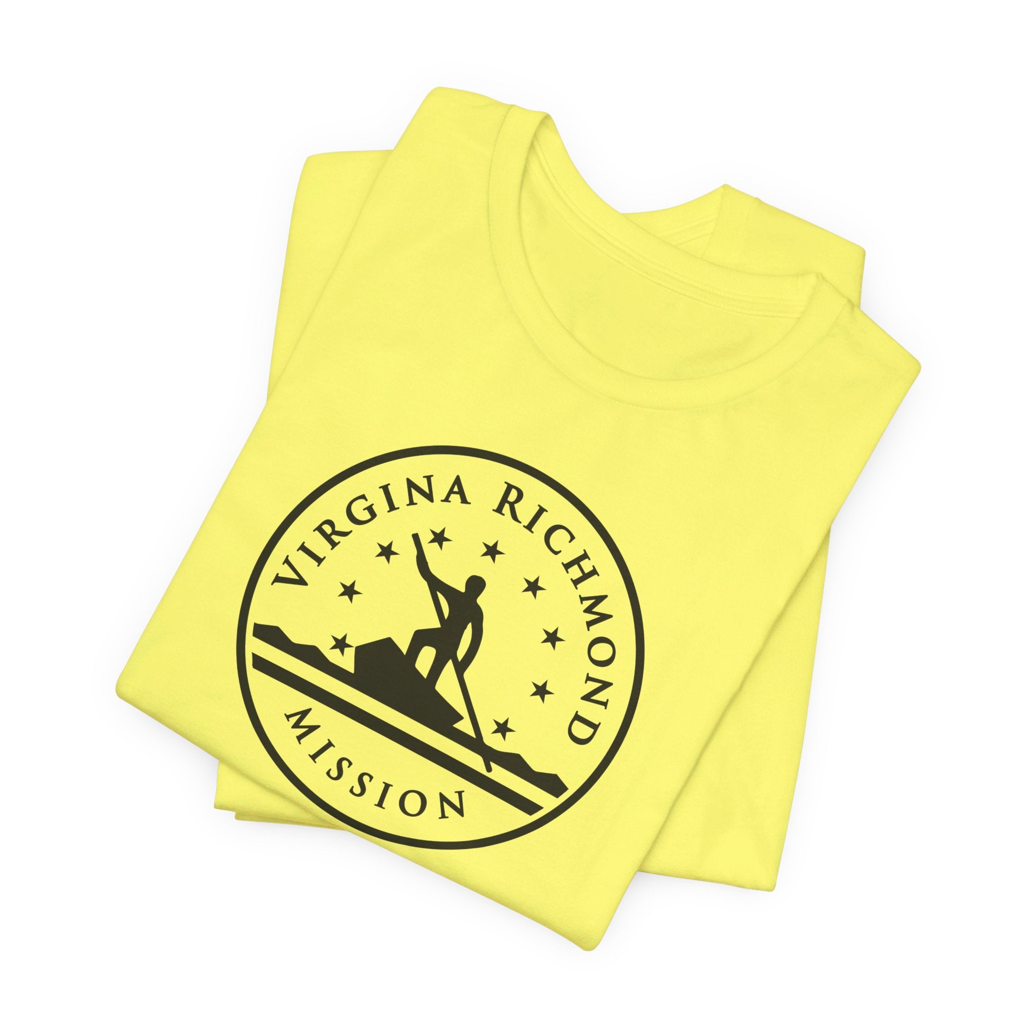 Virginia Richmond Mission Circular Monochrome Logo T-Shirt - Mission Wishlist - LDS Missionary Gift Store