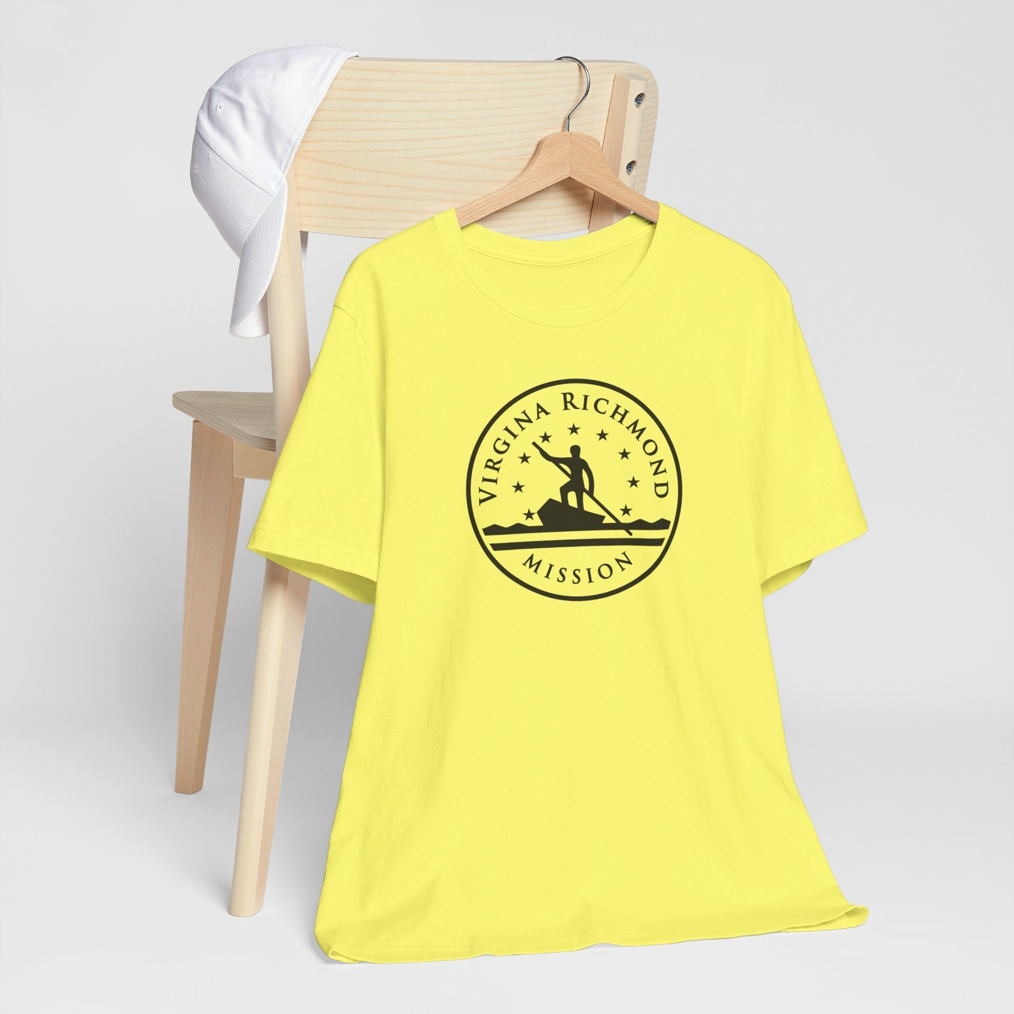 Virginia Richmond Mission Circular Monochrome Logo T-Shirt - Mission Wishlist - LDS Missionary Gift Store