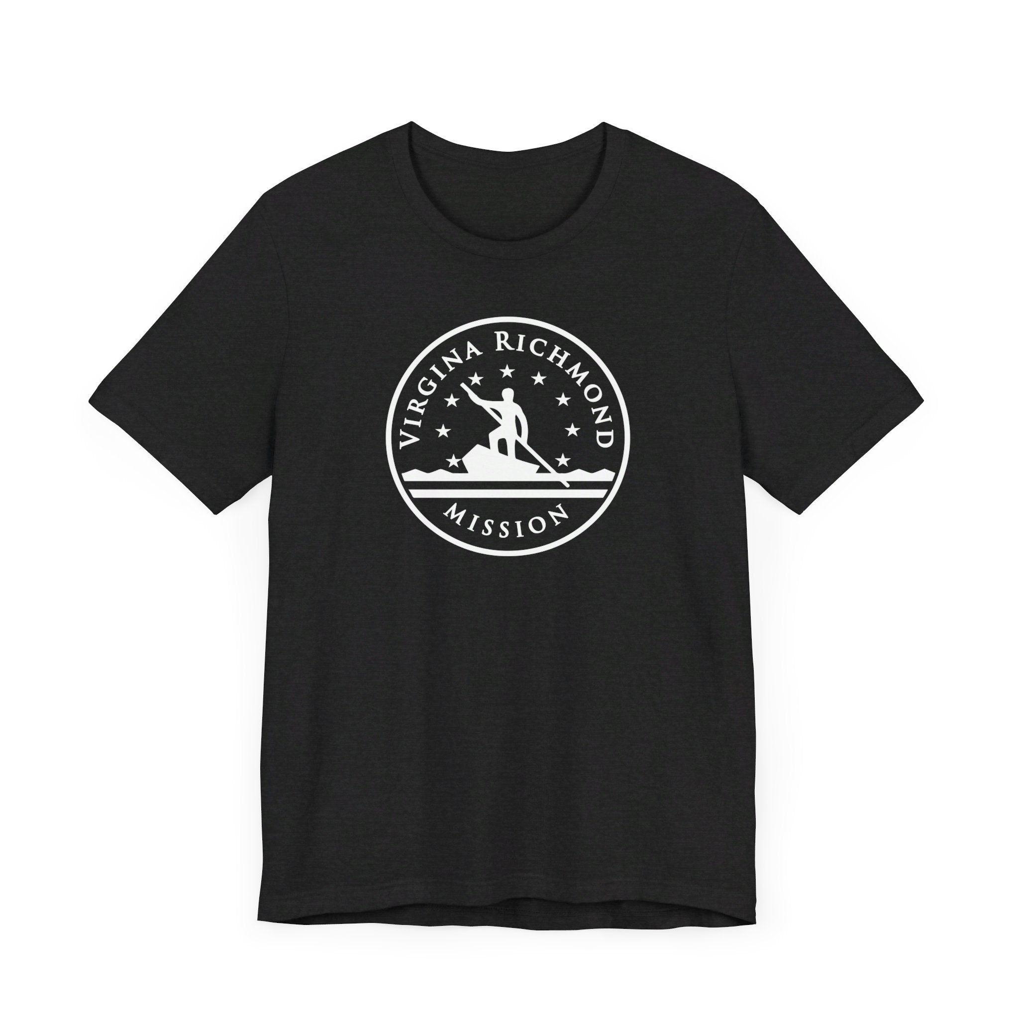 Virginia Richmond Mission Circular Monochrome Logo T-Shirt - Mission Wishlist - LDS Missionary Gift Store