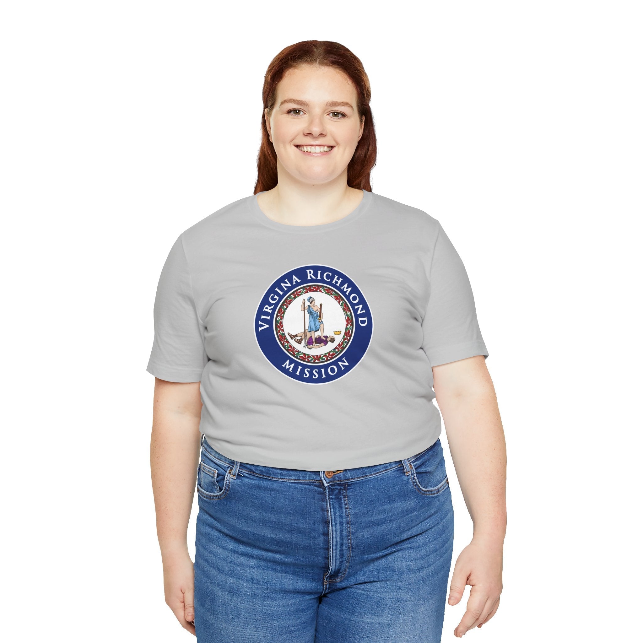 Virginia Richmond Mission State Flag Logo (Black Border) T-shirt - Mission Wishlist - LDS Missionary Gift Store