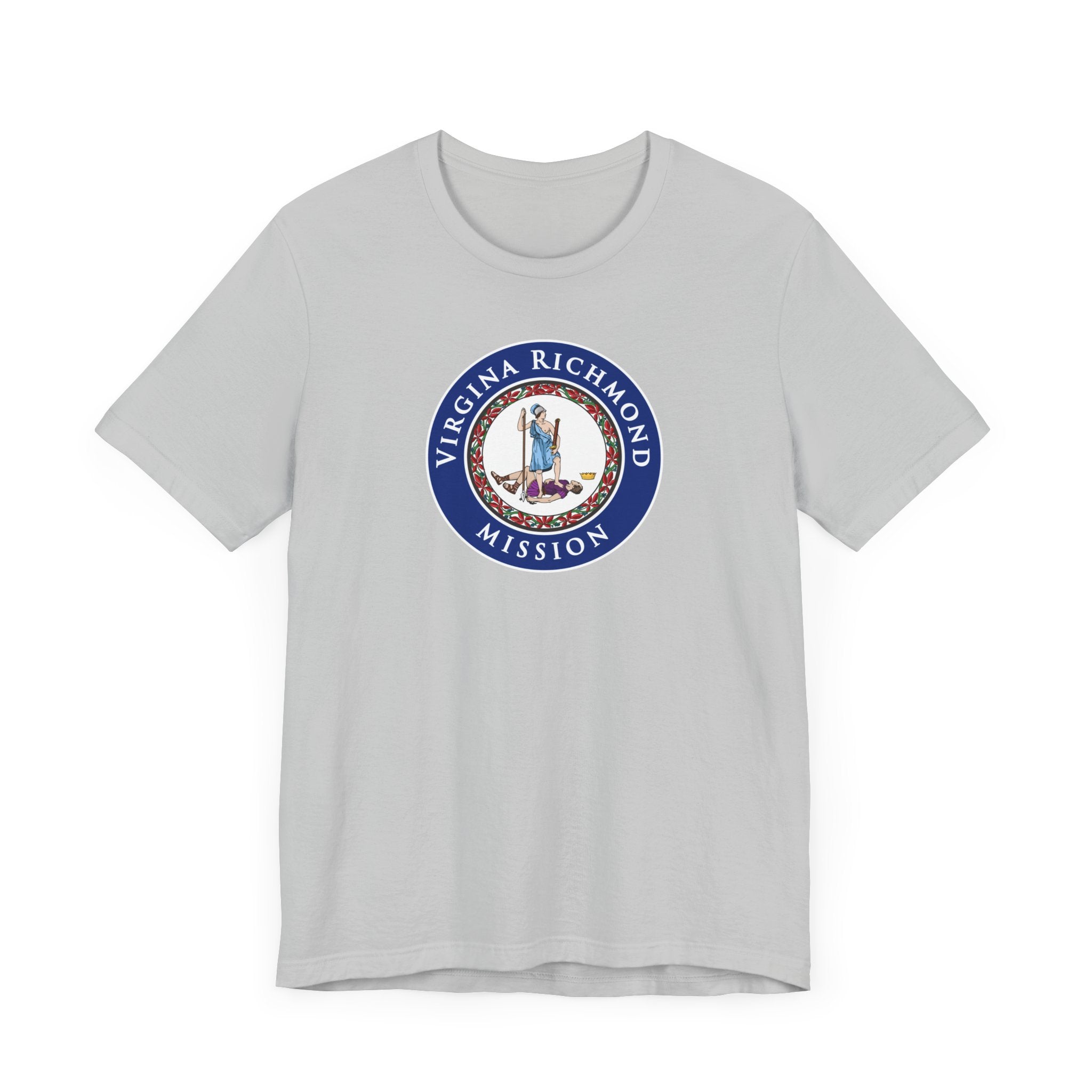 Virginia Richmond Mission State Flag Logo (Black Border) T-shirt - Mission Wishlist - LDS Missionary Gift Store