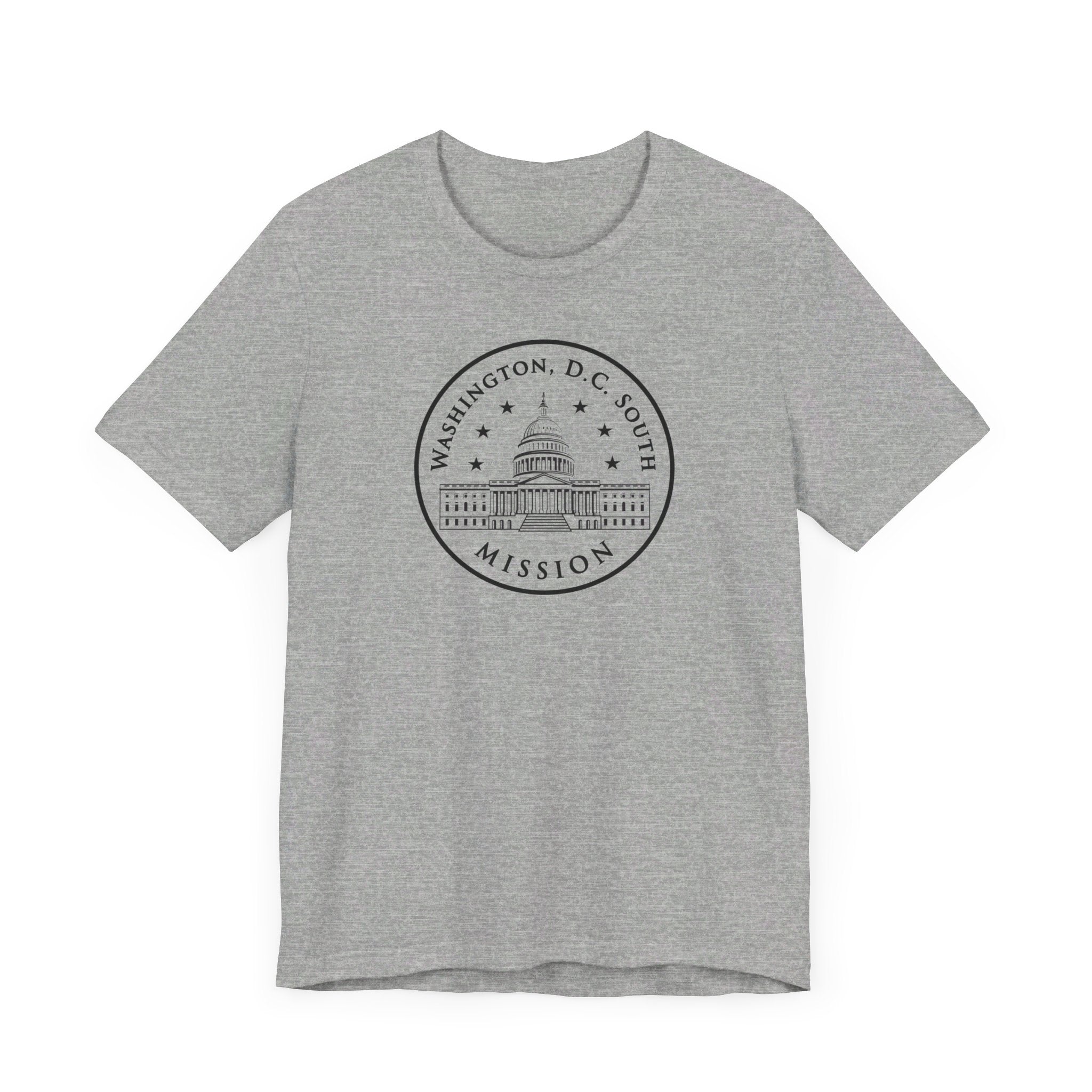 Washington DC South Mission Circular Monochrome Logo T-Shirt - Mission Wishlist - LDS Missionary Gift Store