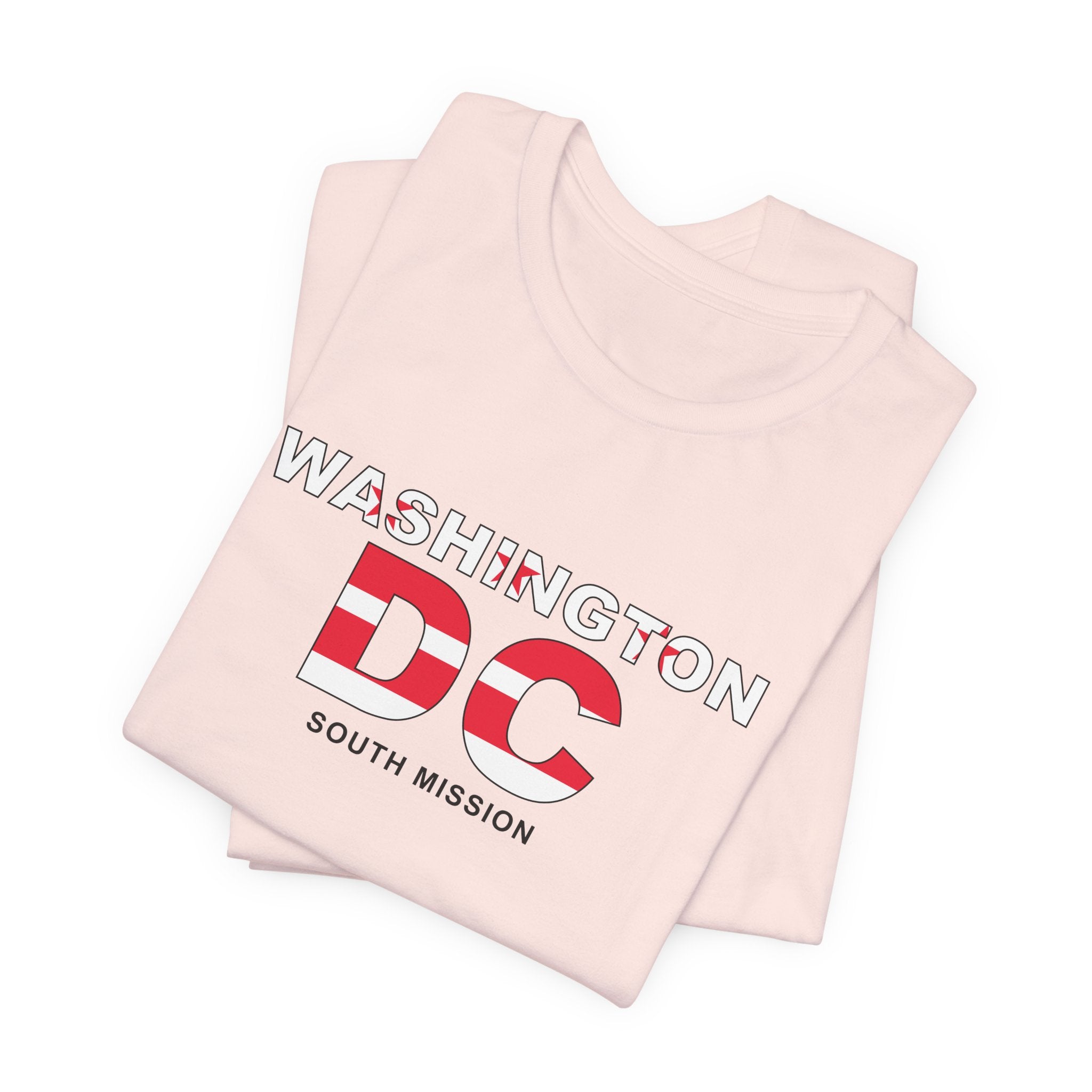 Washington DC South Mission Flag Title T-shirt - Latter-Day Saint LDS Missionary Gift - Book of Mormon