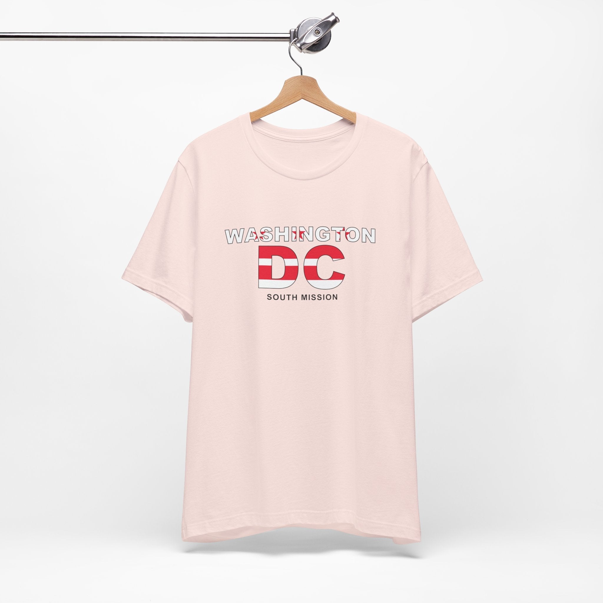 Washington DC South Mission Flag Title T-shirt - Latter-Day Saint LDS Missionary Gift - Book of Mormon