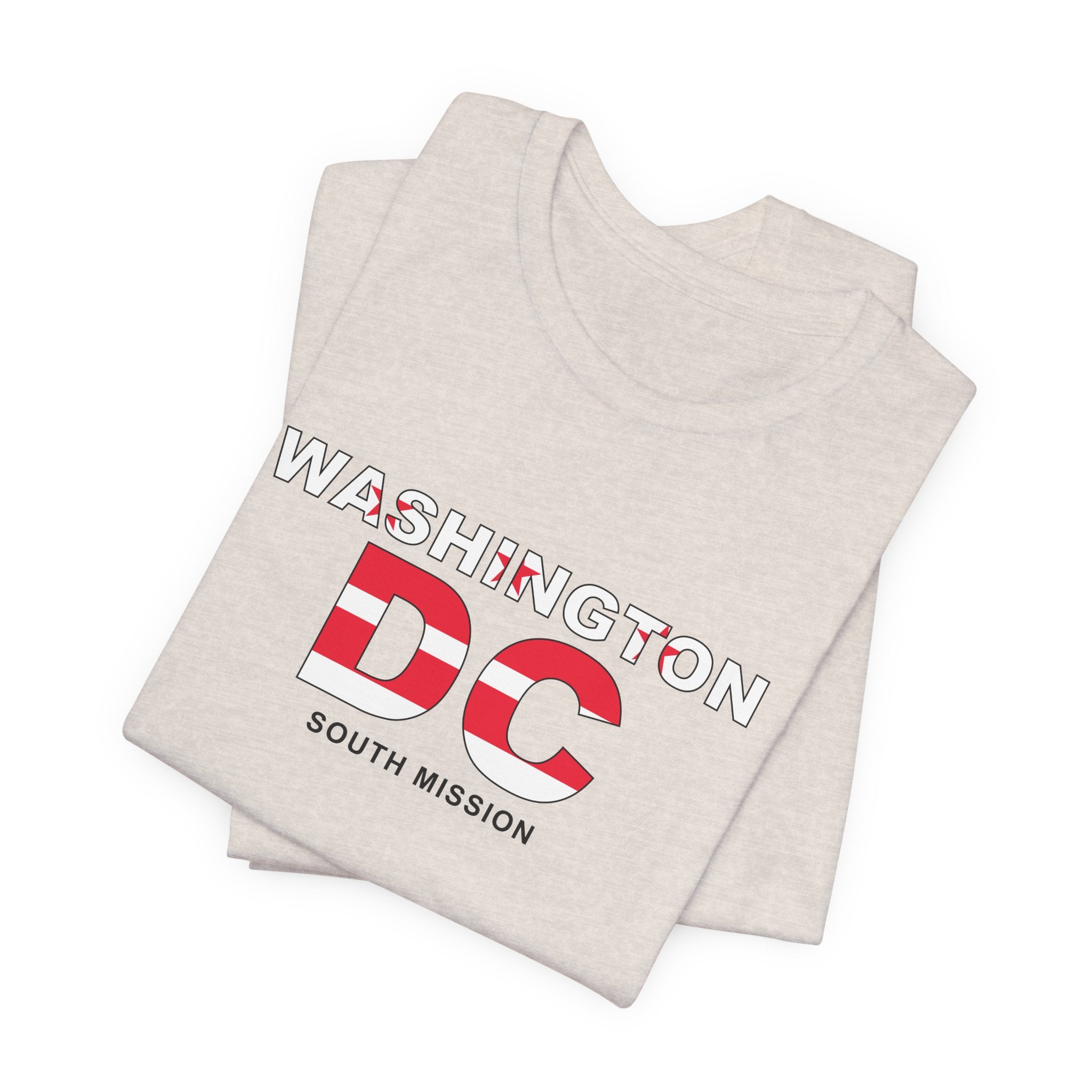 Washington DC South Mission Flag Title T-shirt - Latter-Day Saint LDS Missionary Gift - Book of Mormon