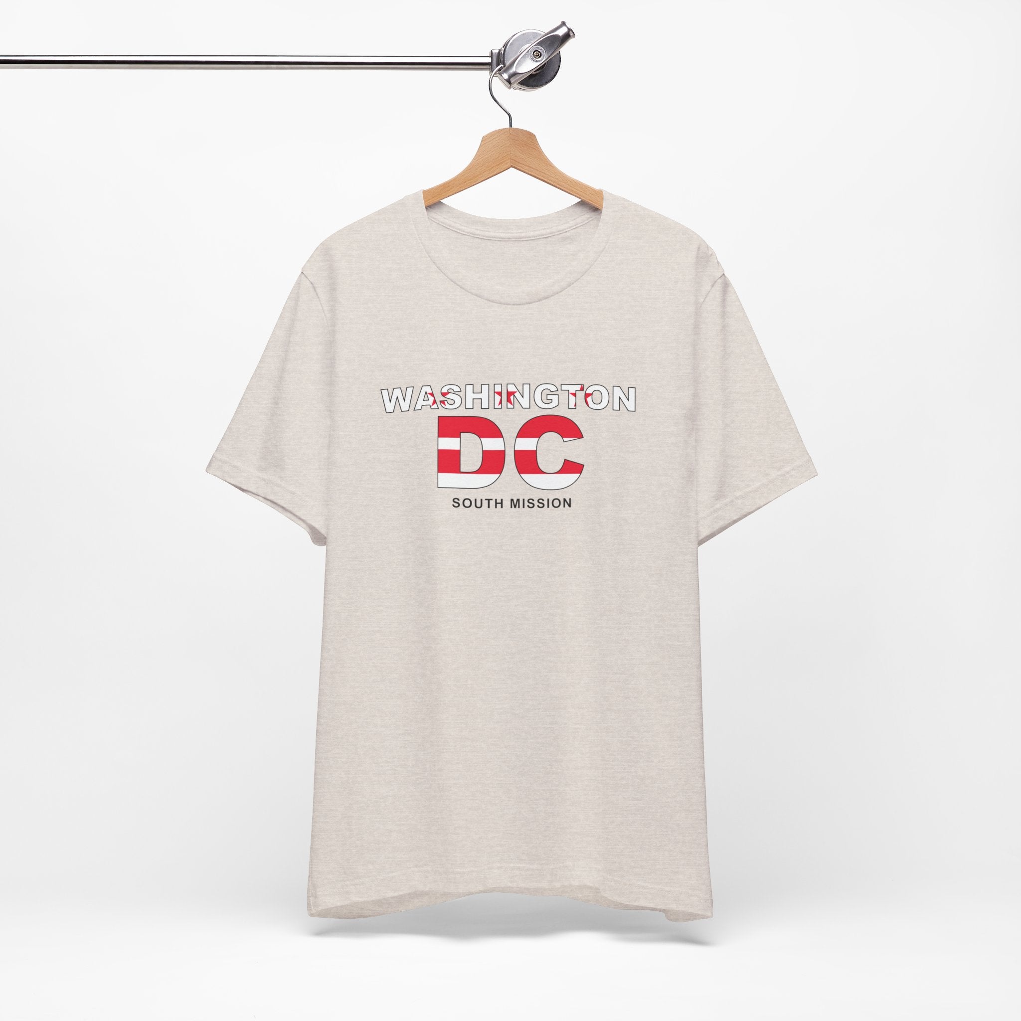 Washington DC South Mission Flag Title T-shirt - Latter-Day Saint LDS Missionary Gift - Book of Mormon