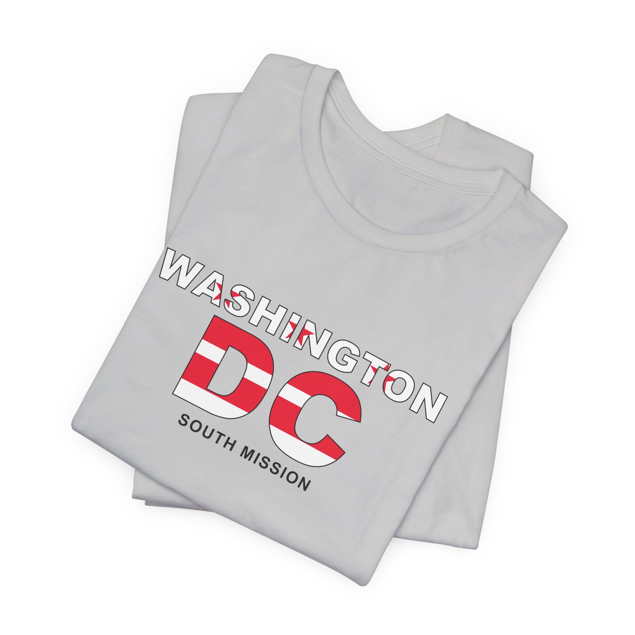 Washington DC South Mission Flag Title T-shirt - Latter-Day Saint LDS Missionary Gift - Book of Mormon