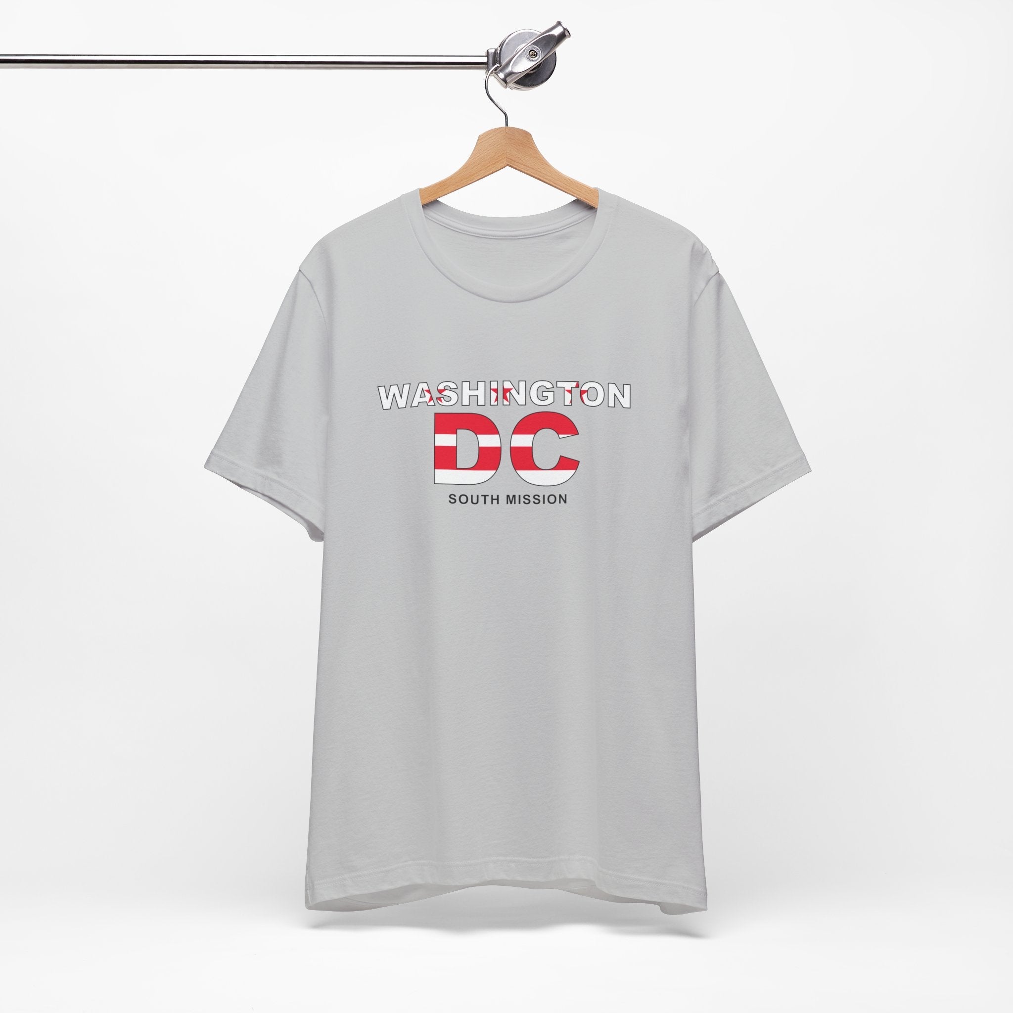 Washington DC South Mission Flag Title T-shirt - Latter-Day Saint LDS Missionary Gift - Book of Mormon