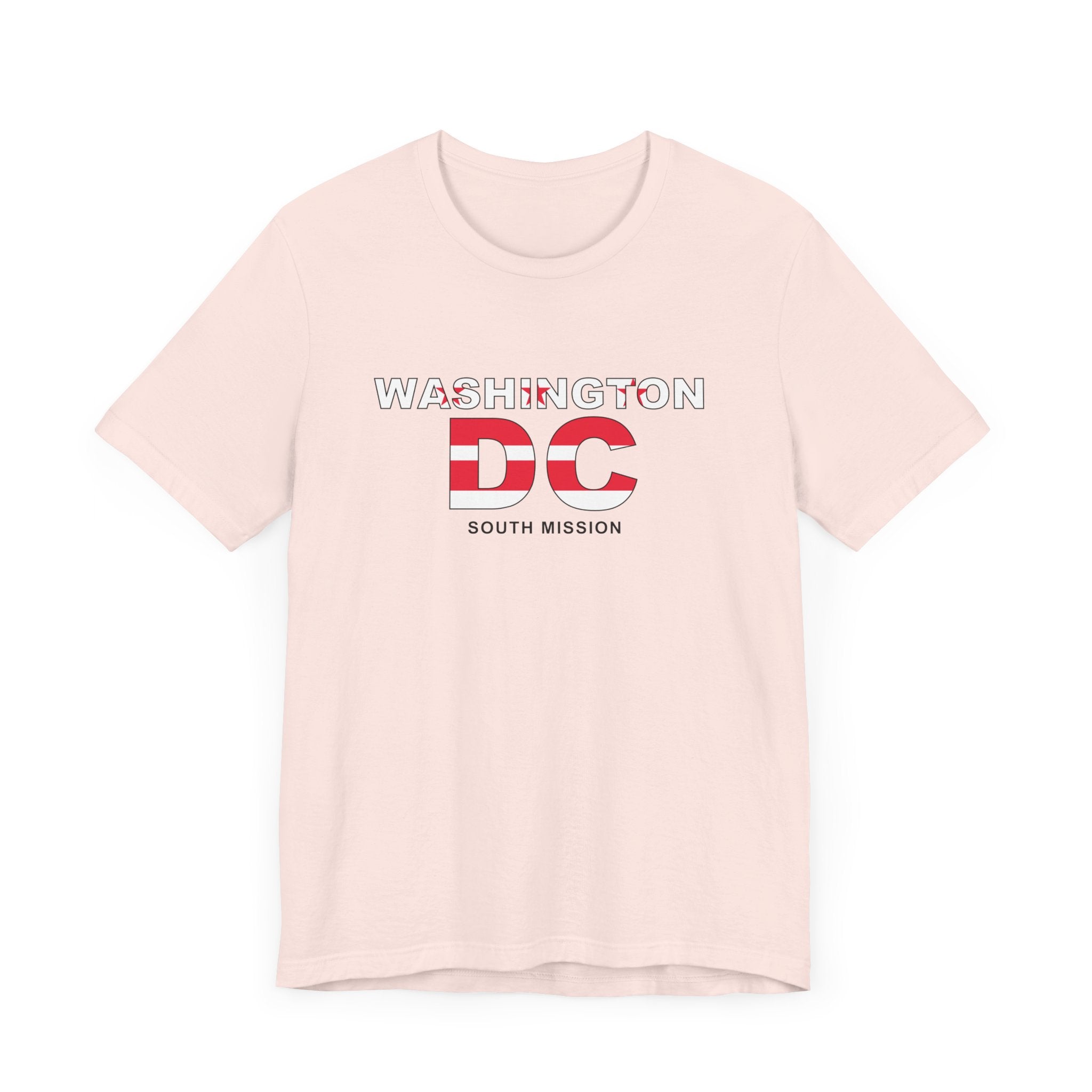 Washington DC South Mission Flag Title T-shirt - Latter-Day Saint LDS Missionary Gift - Book of Mormon