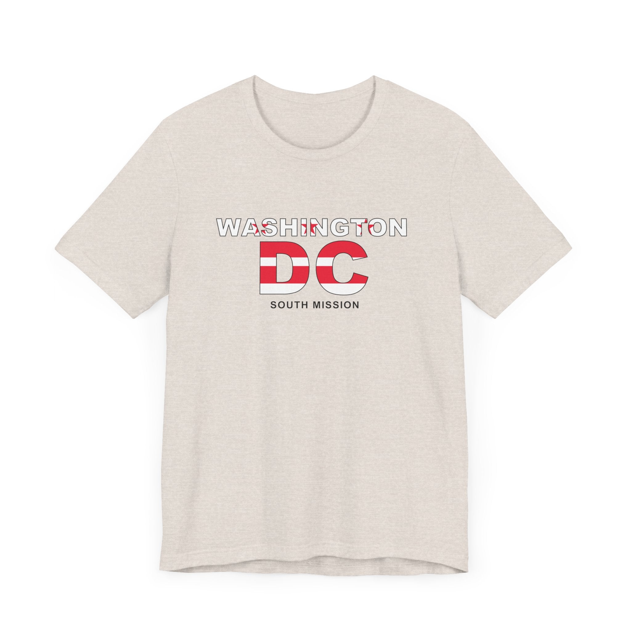 Washington DC South Mission Flag Title T-shirt - Latter-Day Saint LDS Missionary Gift - Book of Mormon
