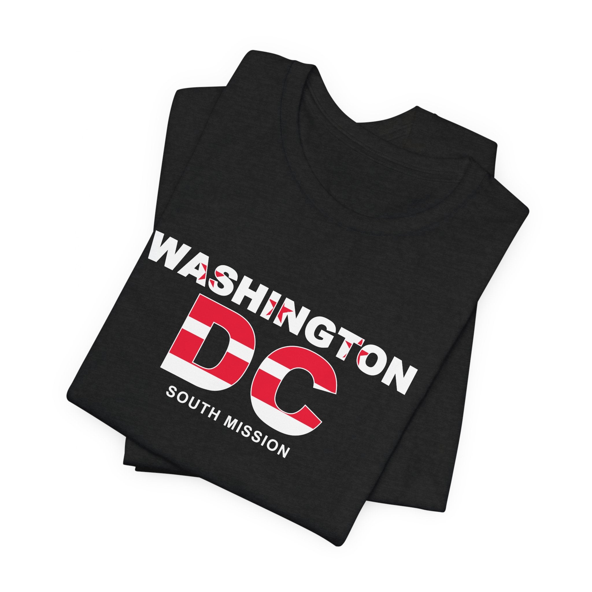 Washington DC South Mission Flag Title T-shirt - Latter-Day Saint LDS Missionary Gift - Book of Mormon