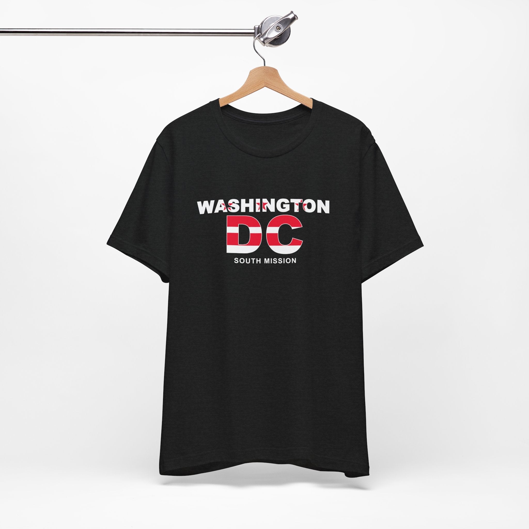 Washington DC South Mission Flag Title T-shirt - Latter-Day Saint LDS Missionary Gift - Book of Mormon