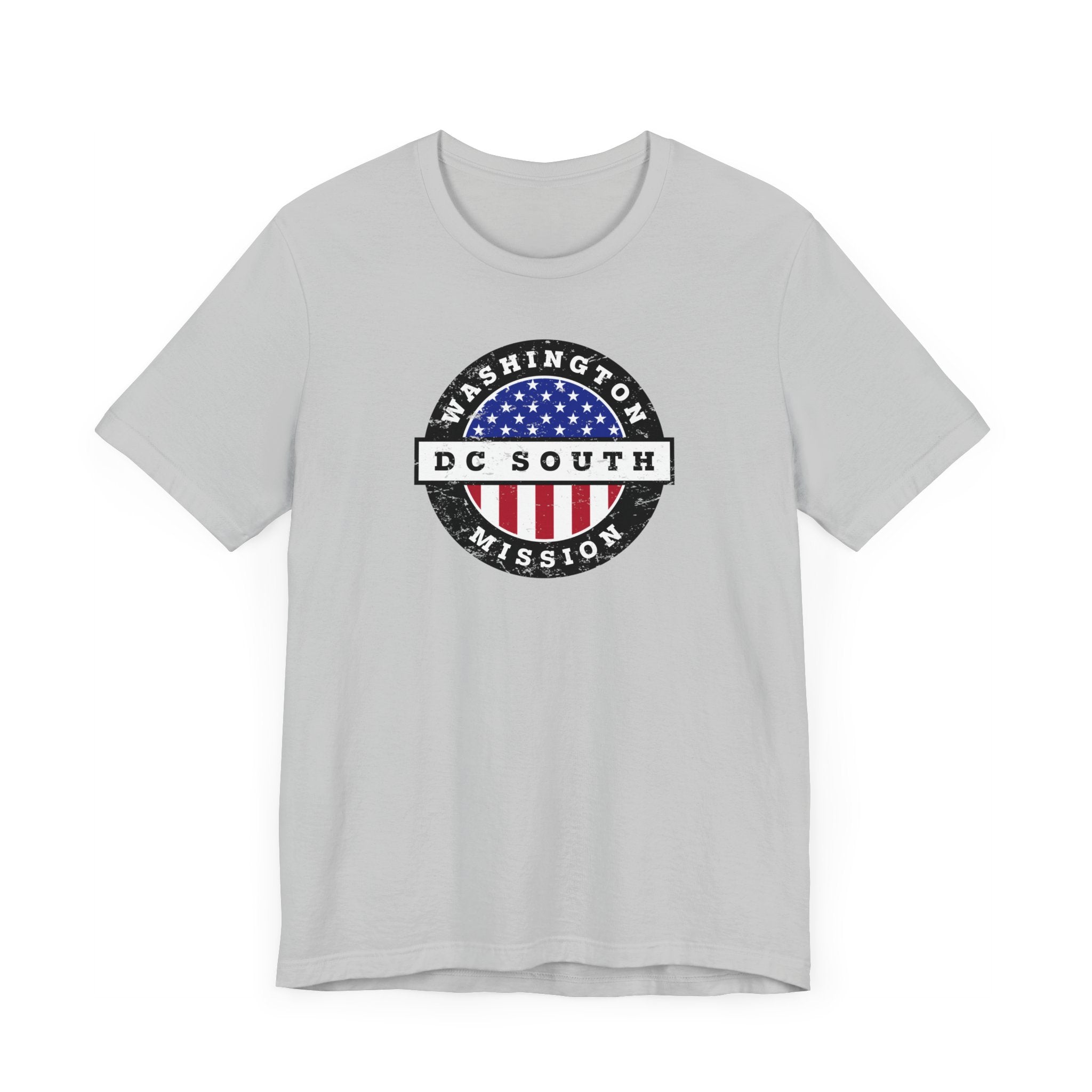 Washington DC South Mission Vintage Circular USA Flag T-Shirt - Mission Wishlist - LDS Missionary Gift Store