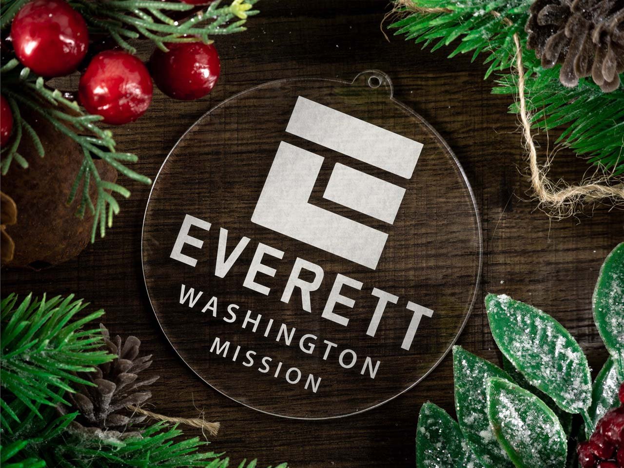 Washington Everett Mission Christmas Ornament - Latter-Day Saint LDS Missionary Gift - Book of Mormon