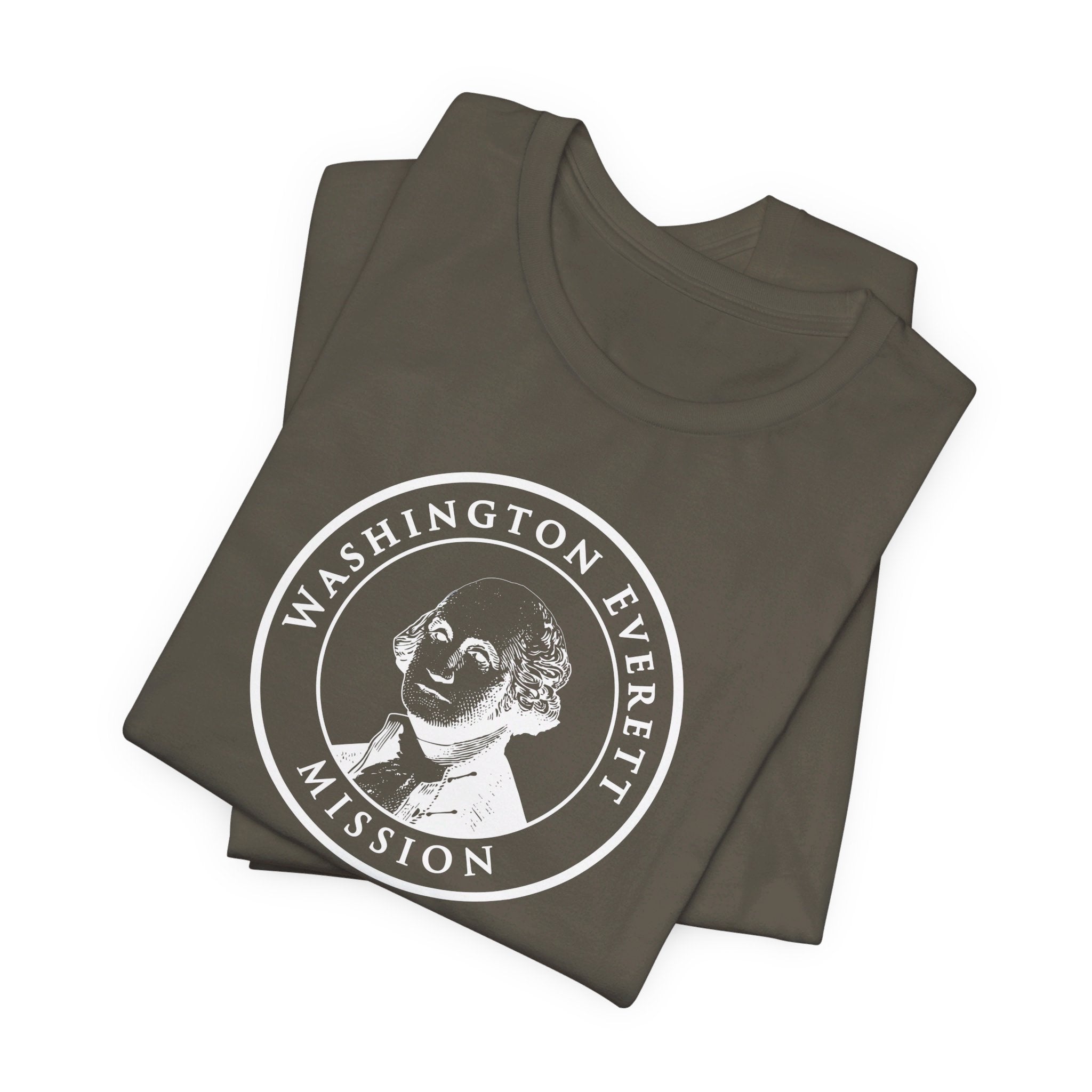 Washington Everett Mission Circular Monochrome Logo T-Shirt - Mission Wishlist - LDS Missionary Gift Store