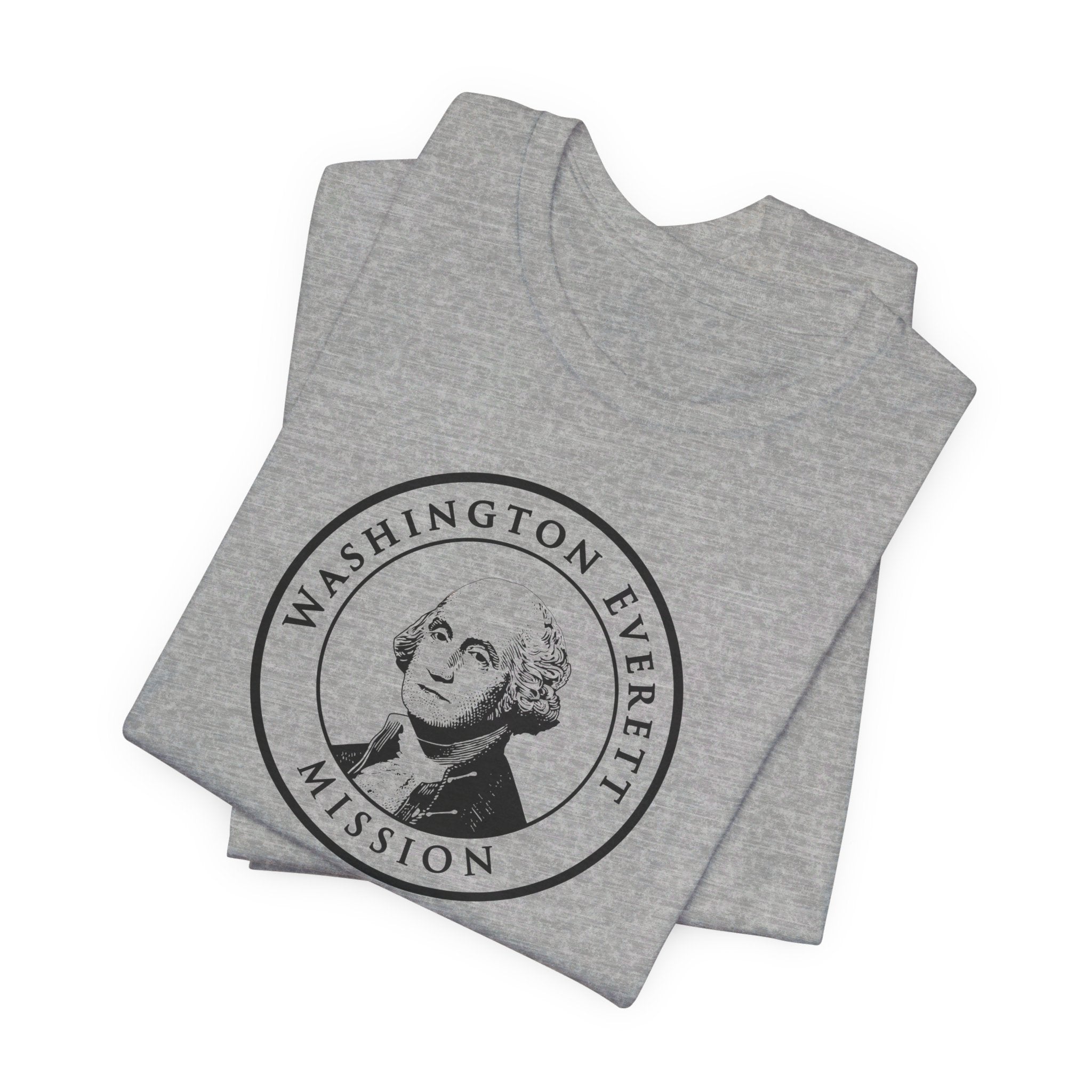 Washington Everett Mission Circular Monochrome Logo T-Shirt - Mission Wishlist - LDS Missionary Gift Store