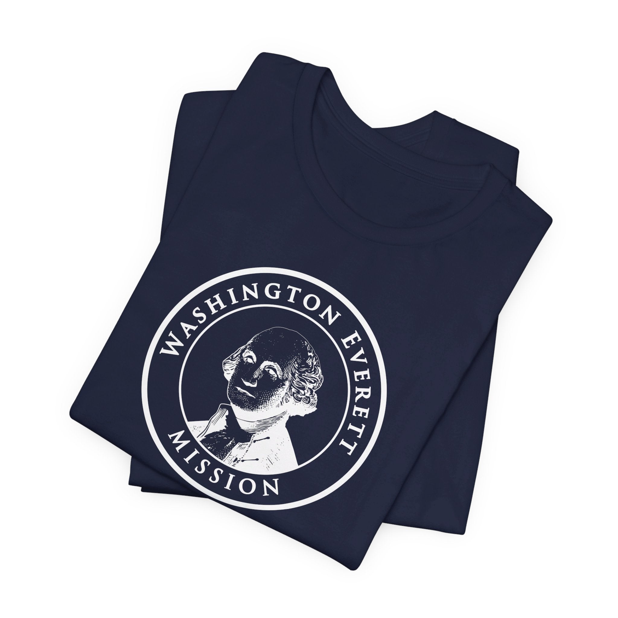 Washington Everett Mission Circular Monochrome Logo T-Shirt - Mission Wishlist - LDS Missionary Gift Store