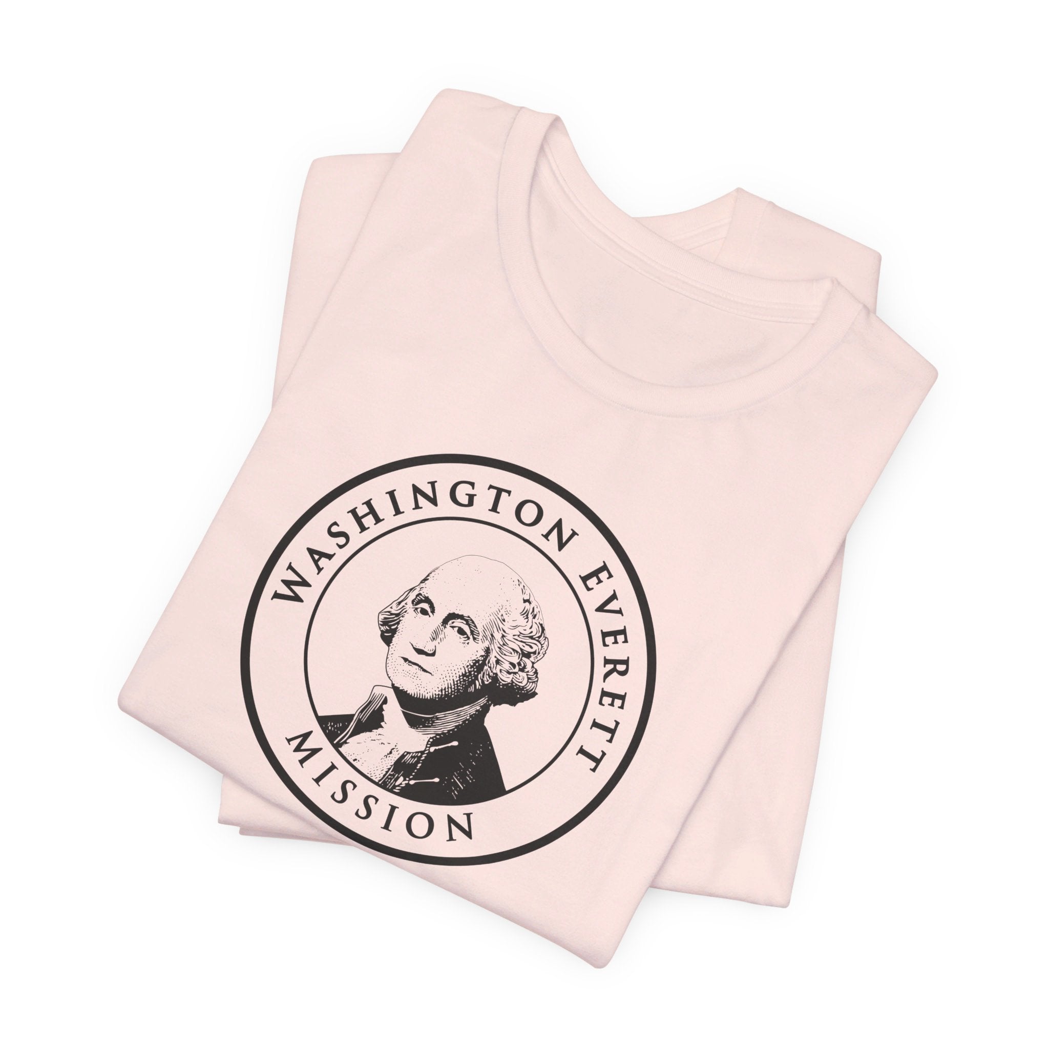 Washington Everett Mission Circular Monochrome Logo T-Shirt - Mission Wishlist - LDS Missionary Gift Store