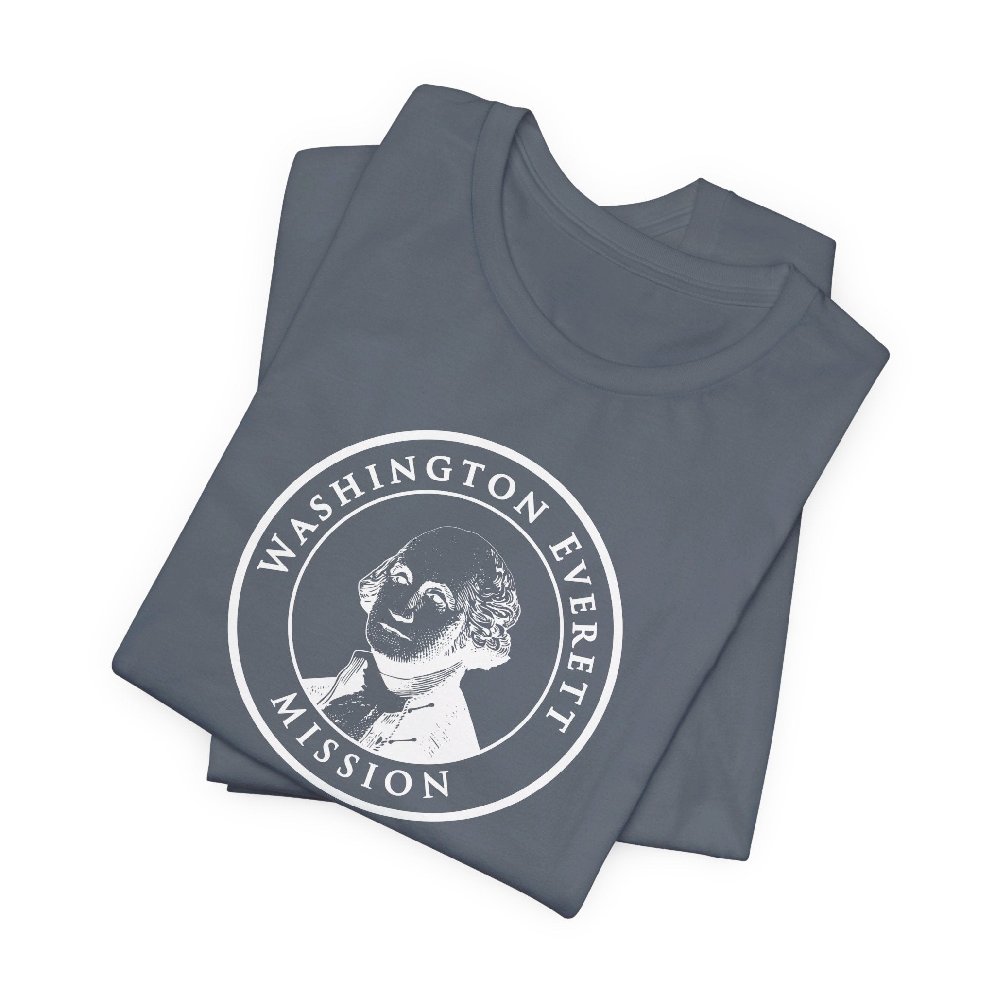 Washington Everett Mission Circular Monochrome Logo T-Shirt - Mission Wishlist - LDS Missionary Gift Store