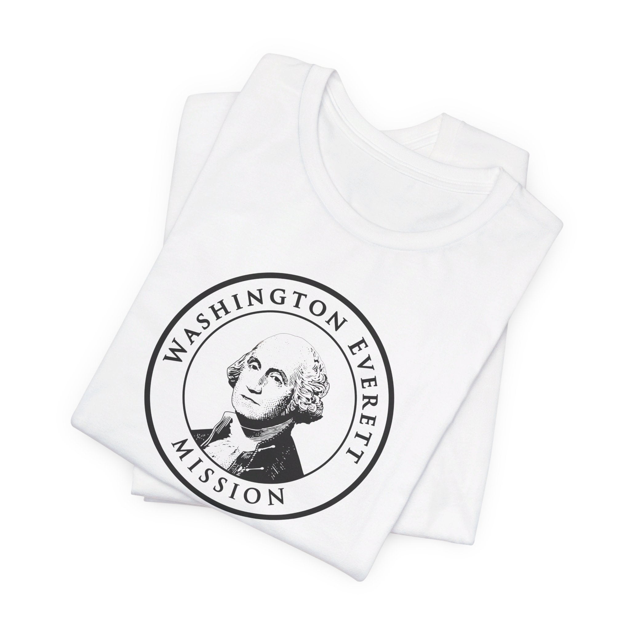 Washington Everett Mission Circular Monochrome Logo T-Shirt - Mission Wishlist - LDS Missionary Gift Store