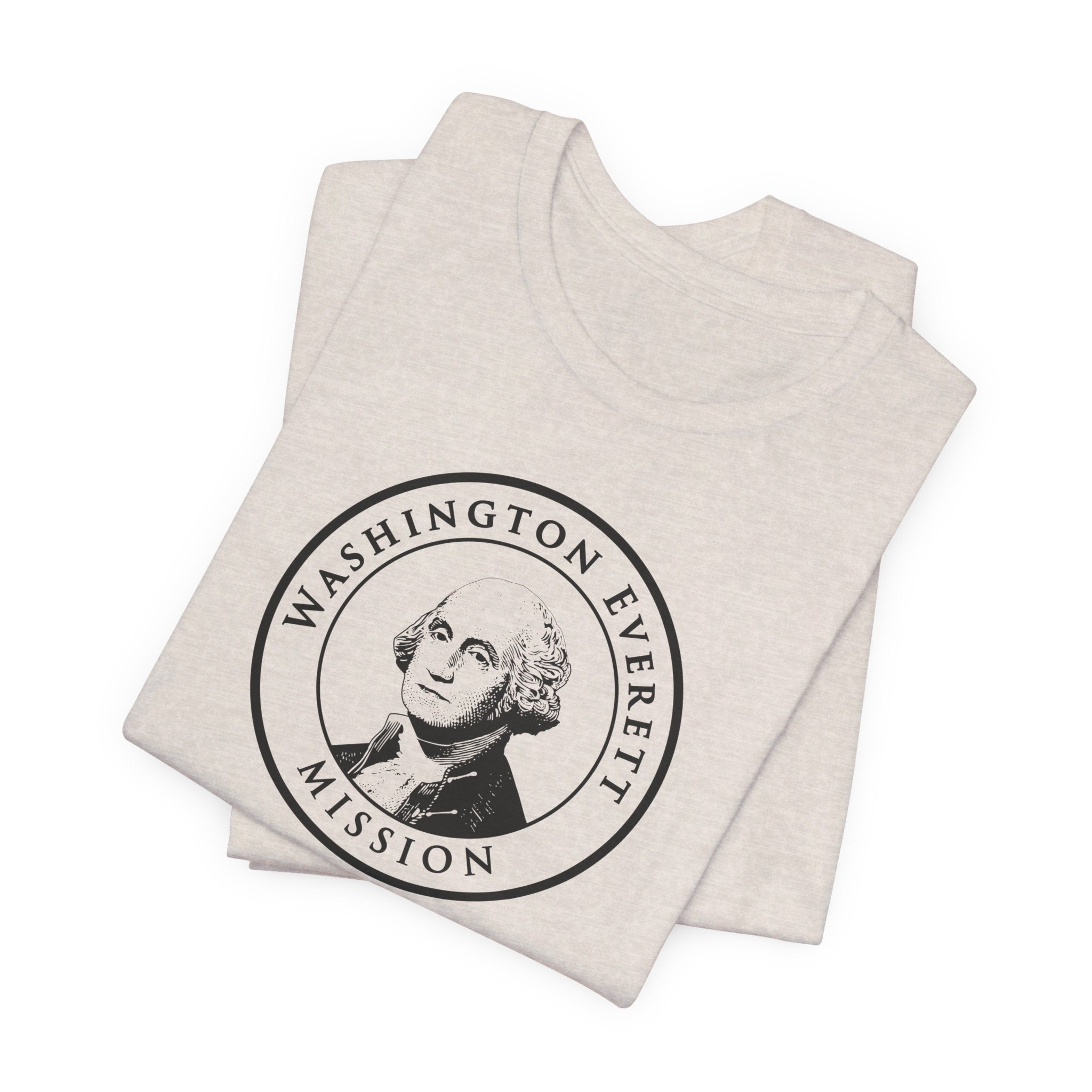 Washington Everett Mission Circular Monochrome Logo T-Shirt - Mission Wishlist - LDS Missionary Gift Store