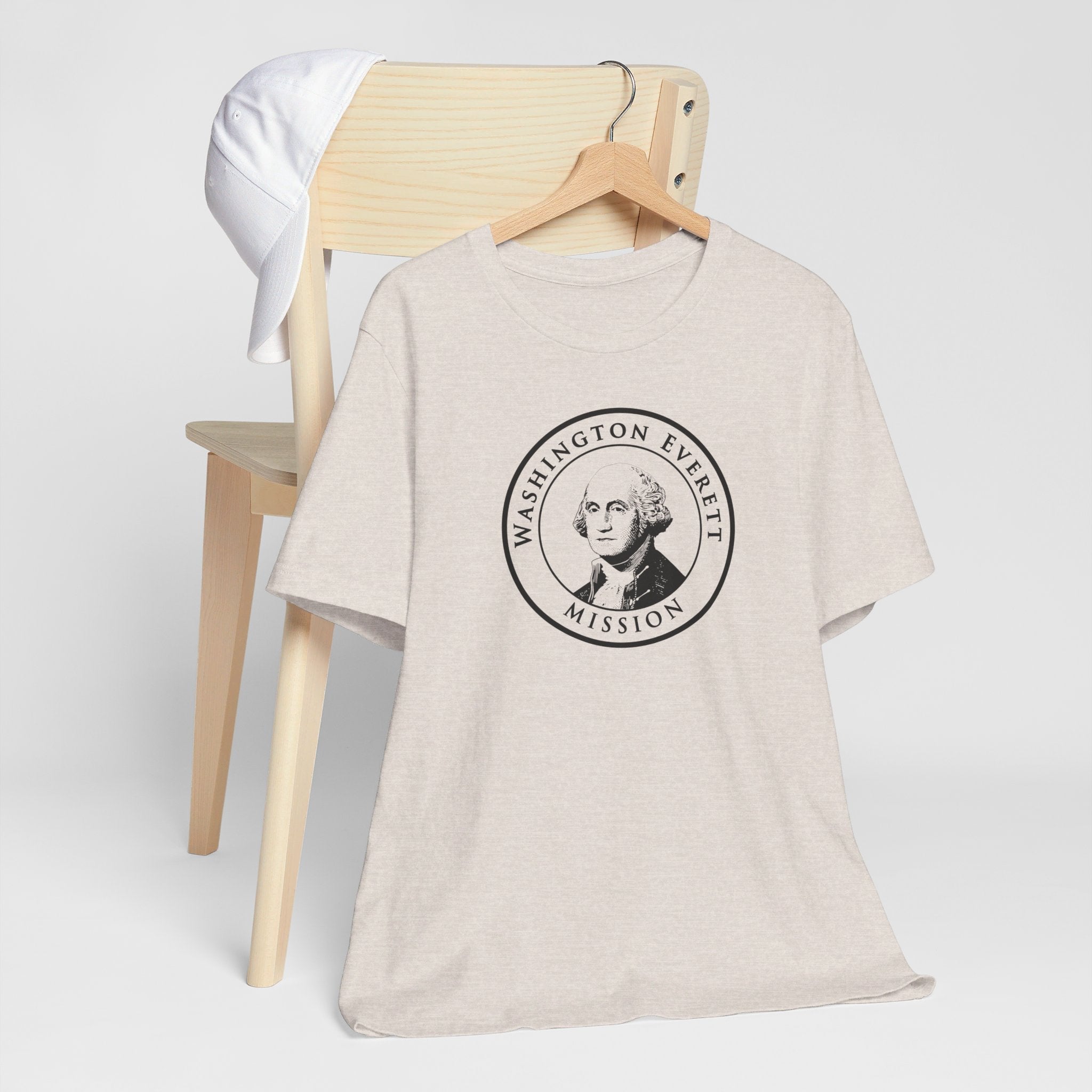 Washington Everett Mission Circular Monochrome Logo T-Shirt - Mission Wishlist - LDS Missionary Gift Store