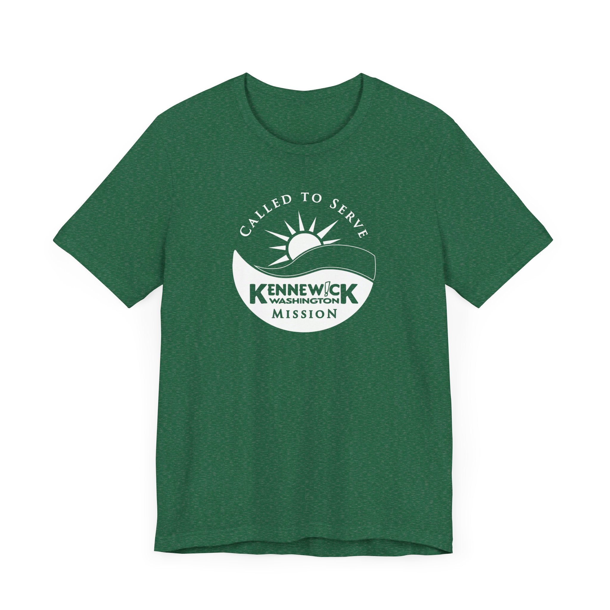 Washington Kennewick Mission Circular Monochrome Logo T-Shirt - Mission Wishlist - LDS Missionary Gift Store