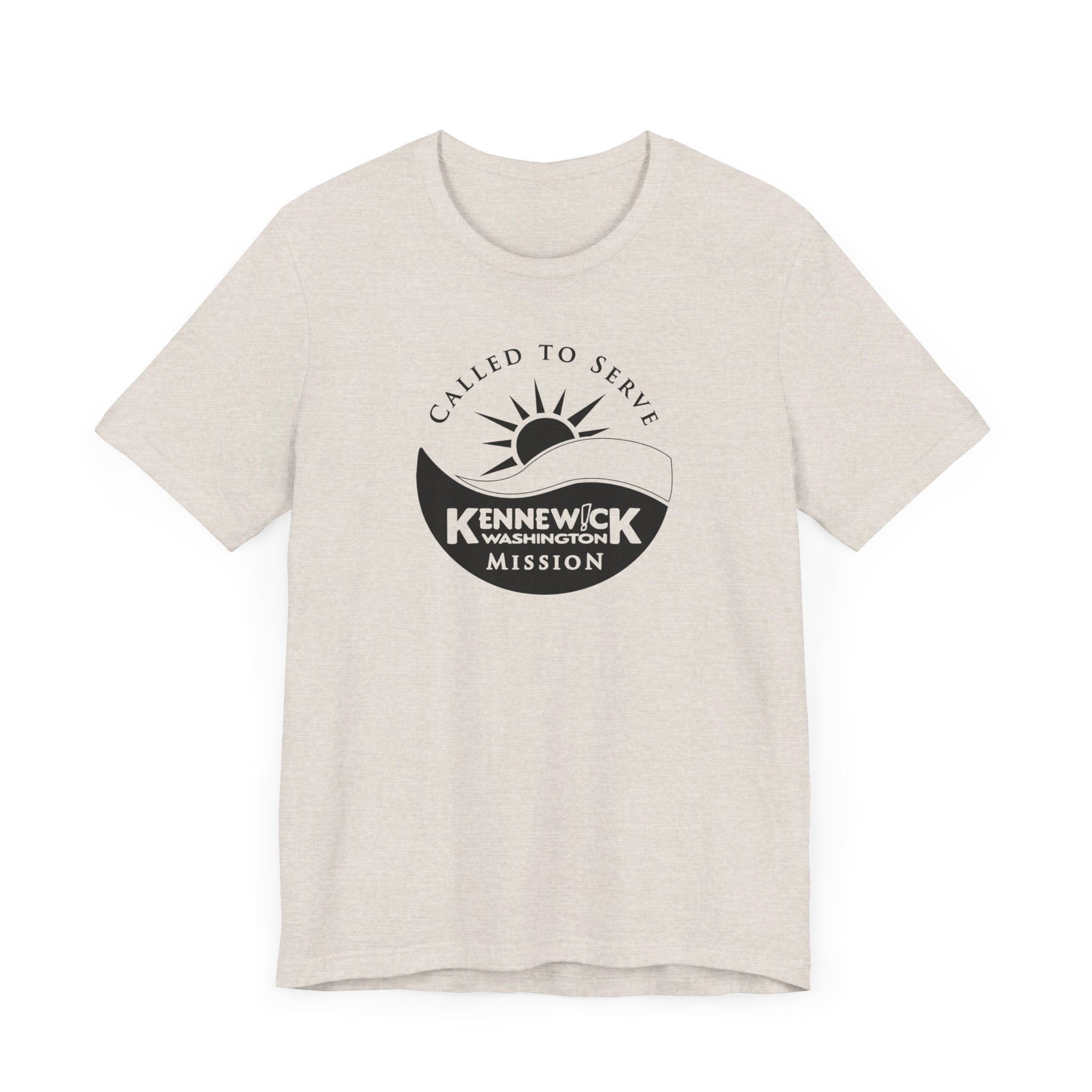 Washington Kennewick Mission Circular Monochrome Logo T-Shirt - Mission Wishlist - LDS Missionary Gift Store