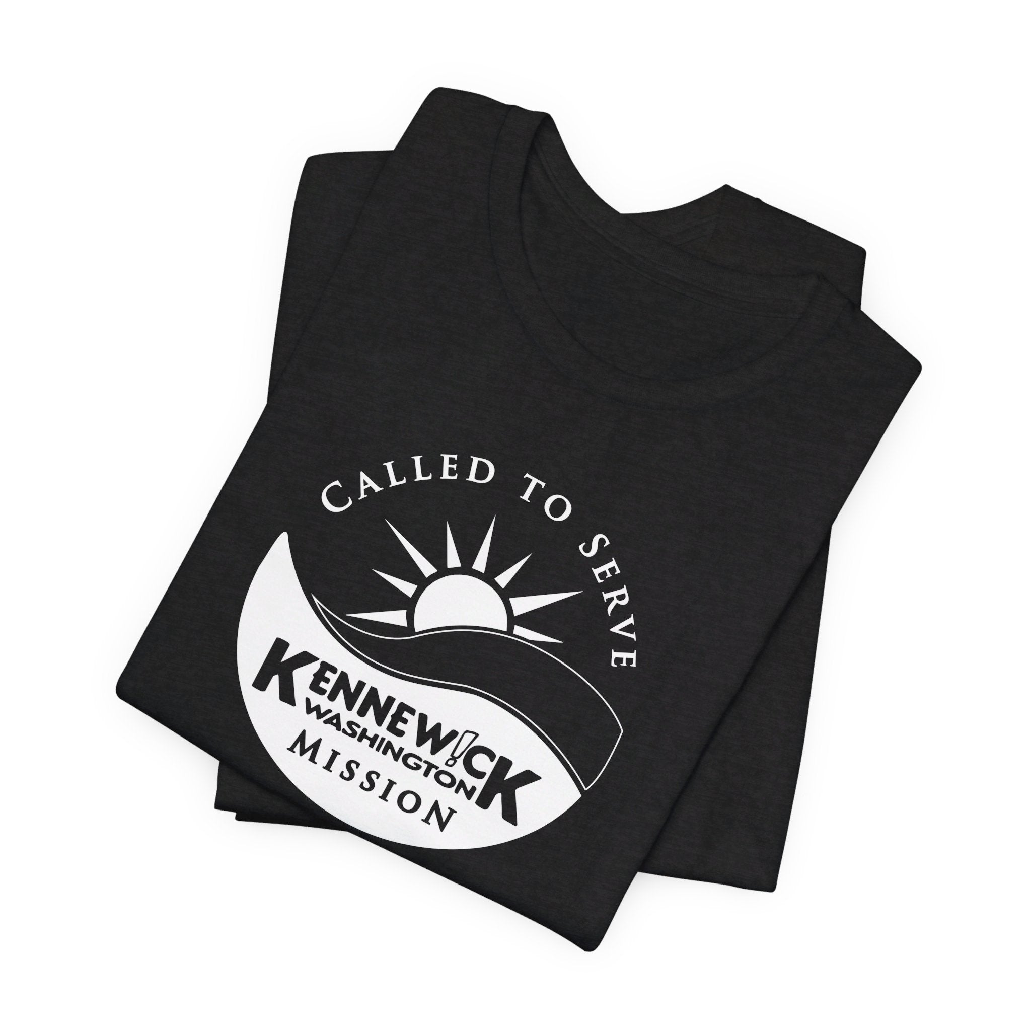 Washington Kennewick Mission Circular Monochrome Logo T-Shirt - Mission Wishlist - LDS Missionary Gift Store