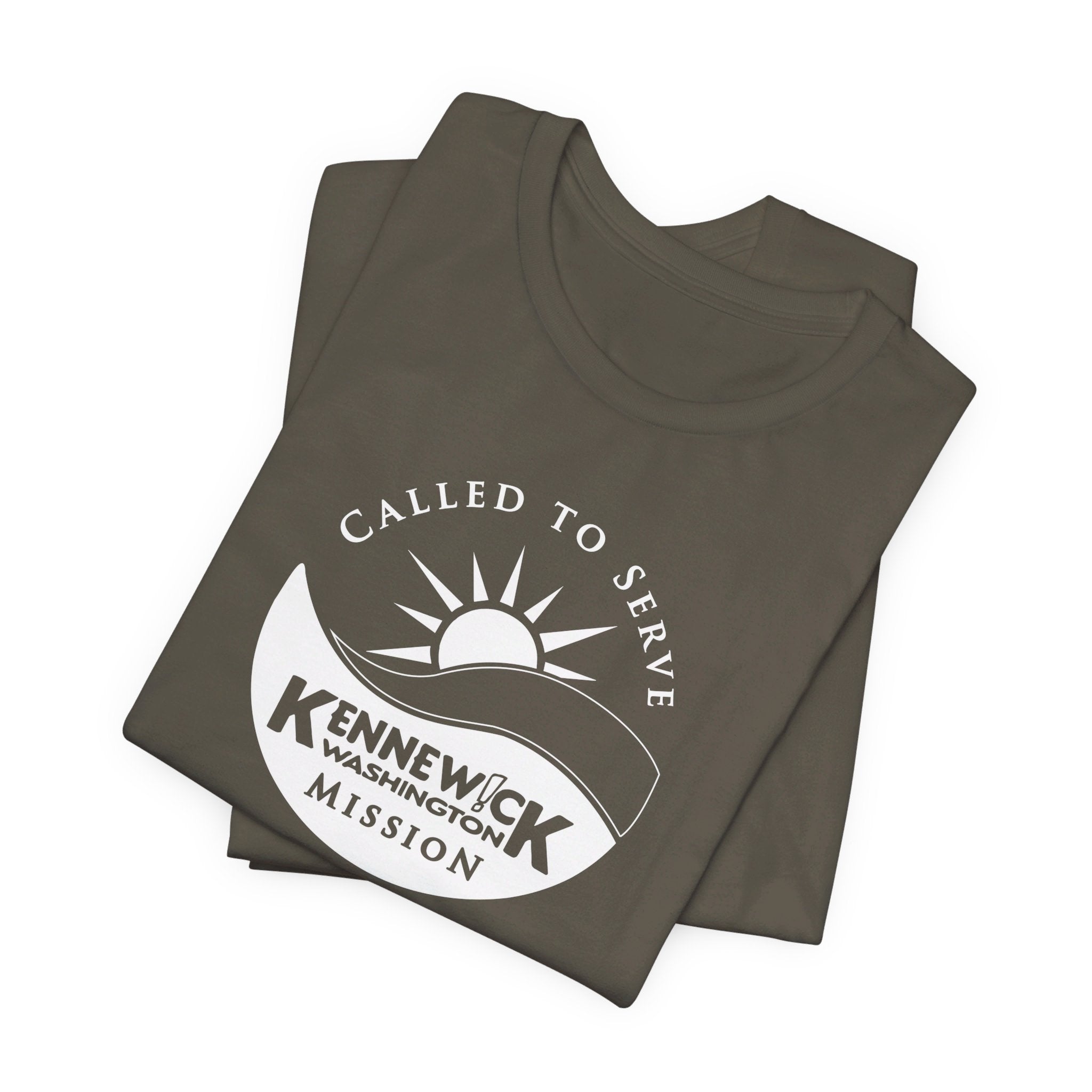 Washington Kennewick Mission Circular Monochrome Logo T-Shirt - Mission Wishlist - LDS Missionary Gift Store