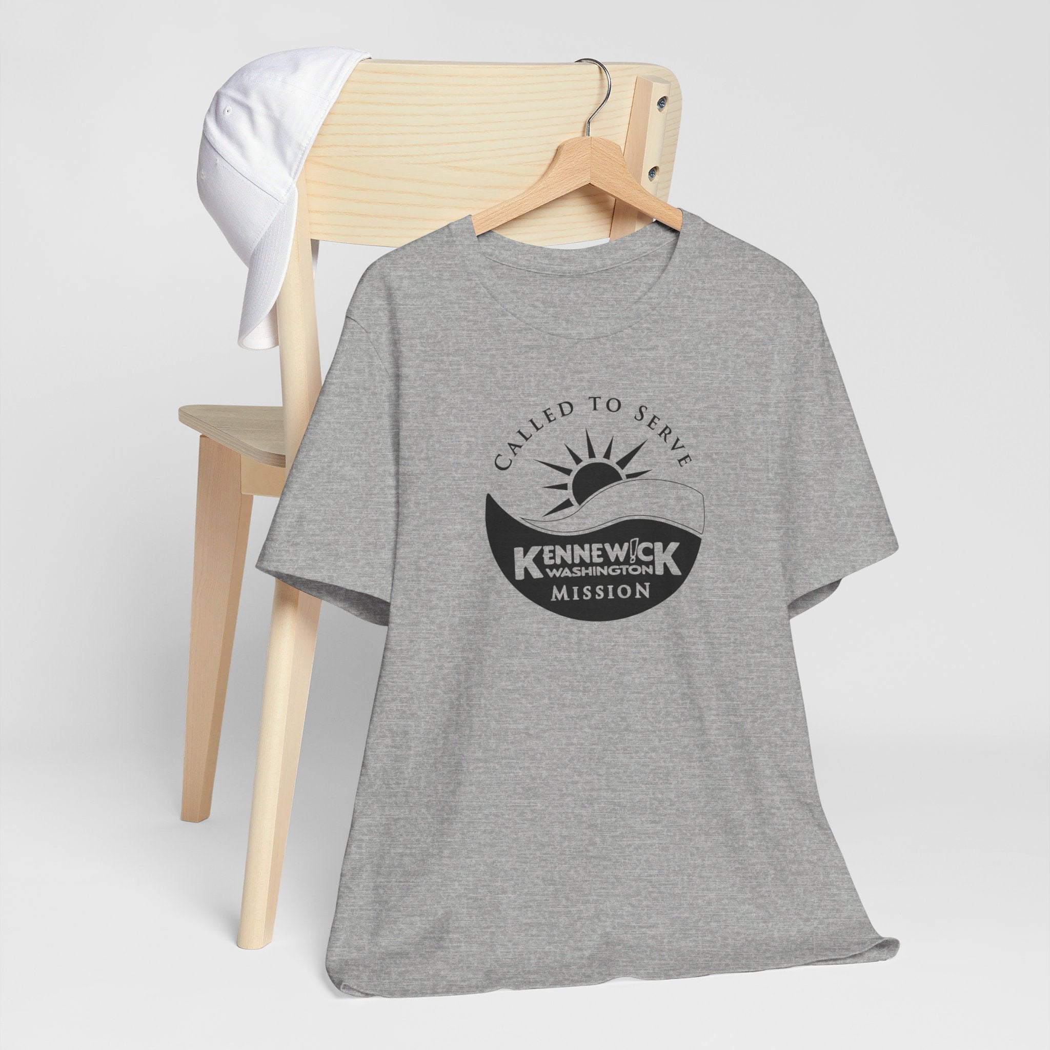 Washington Kennewick Mission Circular Monochrome Logo T-Shirt - Mission Wishlist - LDS Missionary Gift Store