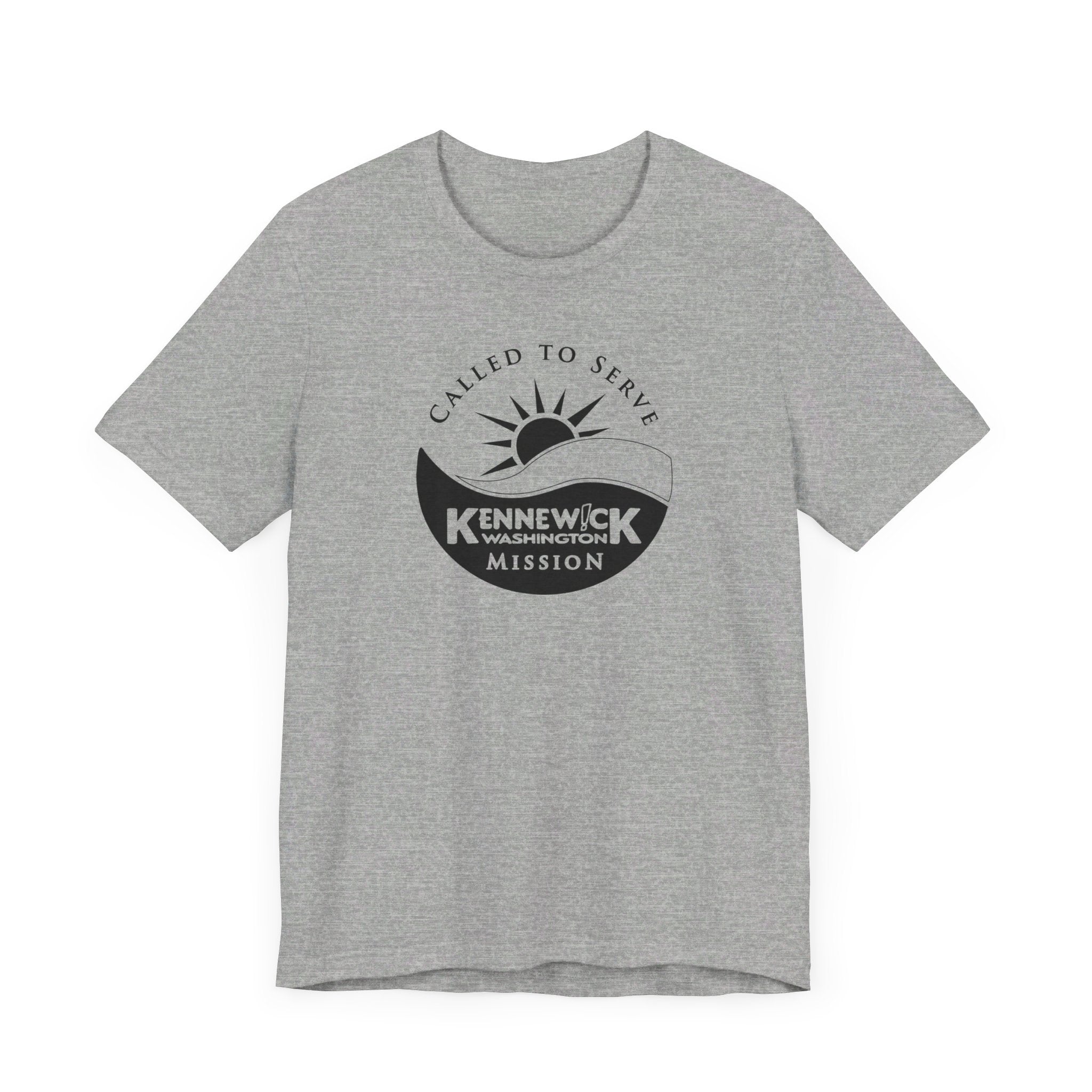 Washington Kennewick Mission Circular Monochrome Logo T-Shirt - Mission Wishlist - LDS Missionary Gift Store
