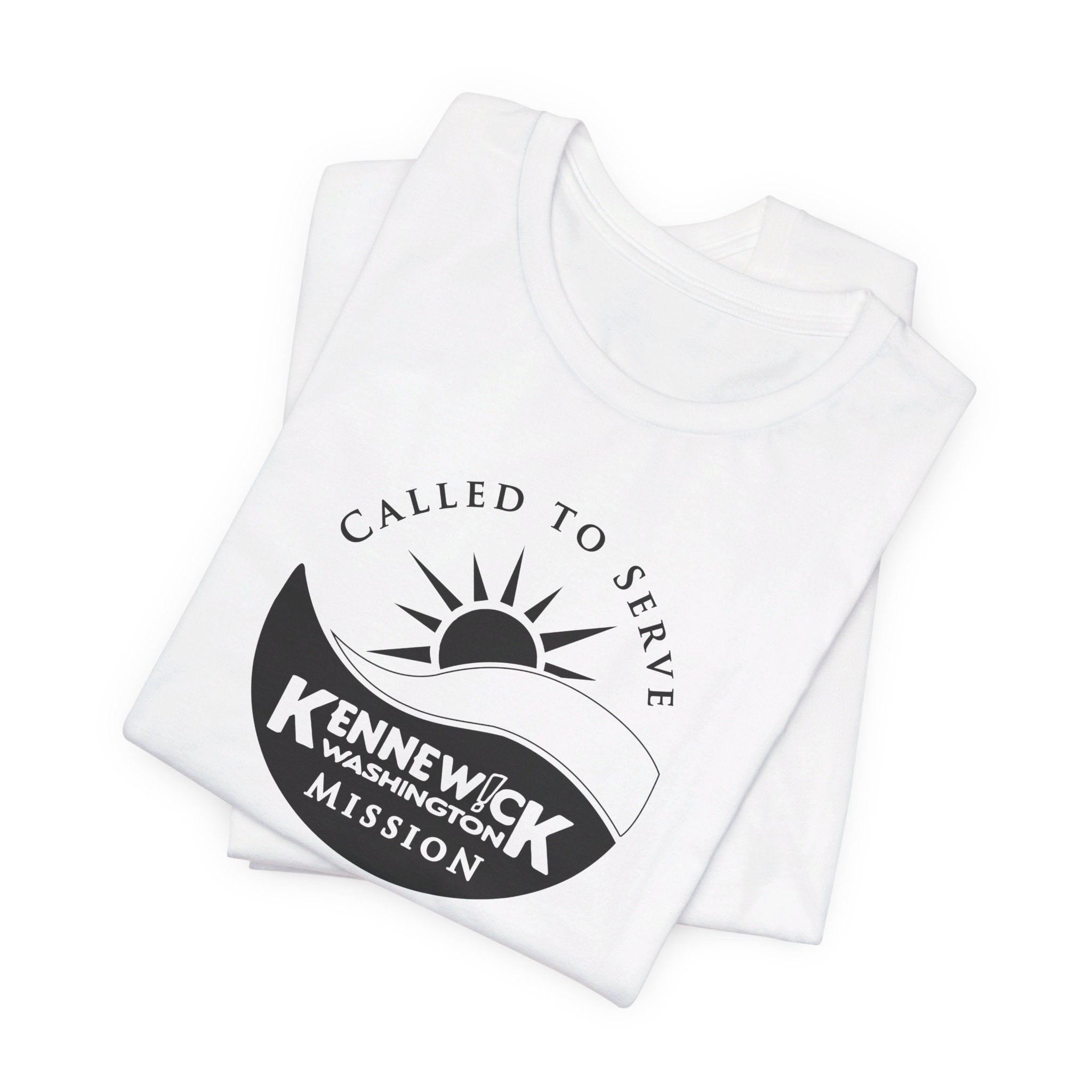 Washington Kennewick Mission Circular Monochrome Logo T-Shirt - Mission Wishlist - LDS Missionary Gift Store