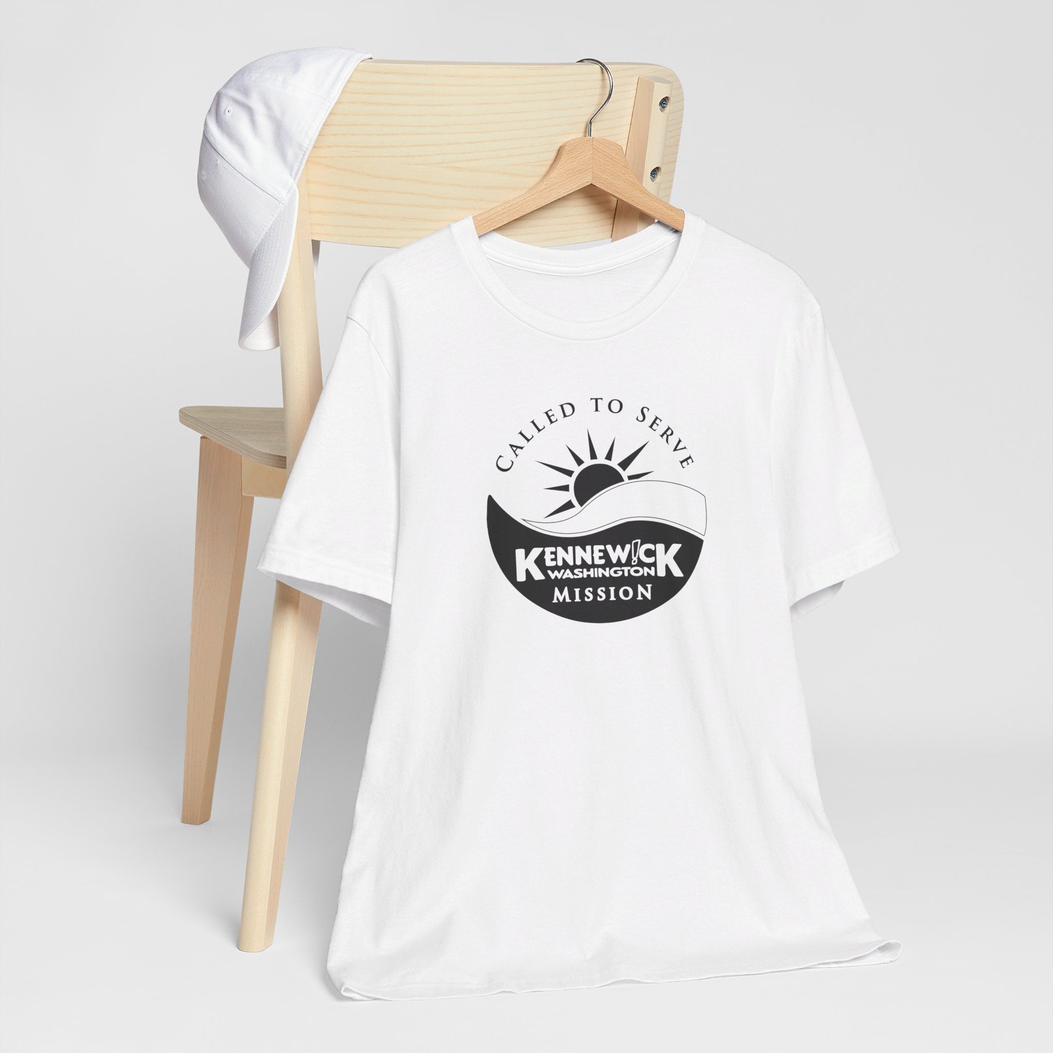 Washington Kennewick Mission Circular Monochrome Logo T-Shirt - Mission Wishlist - LDS Missionary Gift Store