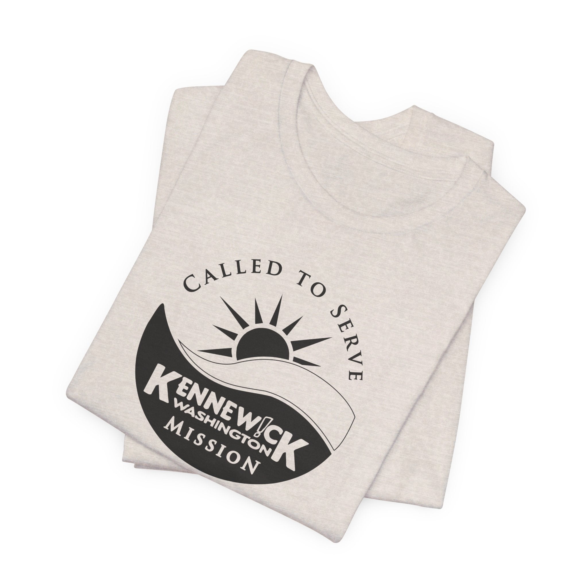 Washington Kennewick Mission Circular Monochrome Logo T-Shirt - Mission Wishlist - LDS Missionary Gift Store
