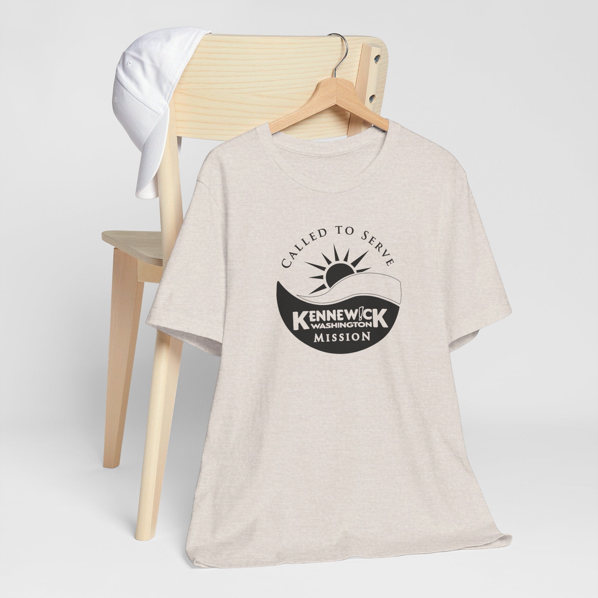 Washington Kennewick Mission Circular Monochrome Logo T-Shirt - Mission Wishlist - LDS Missionary Gift Store