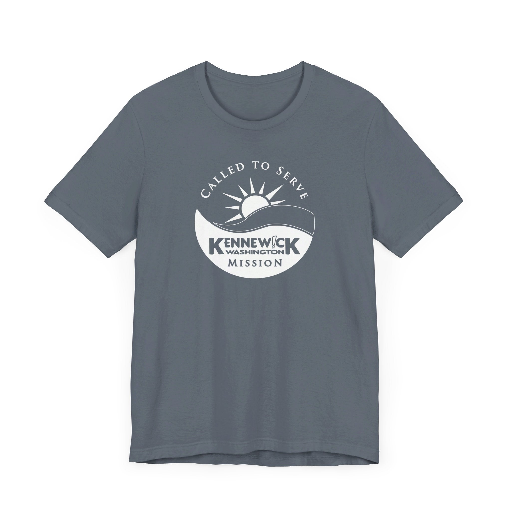 Washington Kennewick Mission Circular Monochrome Logo T-Shirt - Mission Wishlist - LDS Missionary Gift Store