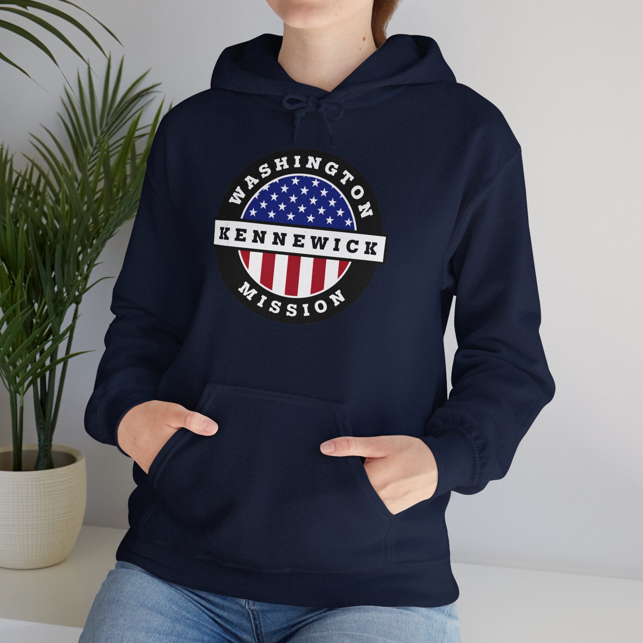 Washington Kennewick Mission Circular USA Flag Hoodie - Mission Wishlist - LDS Missionary Gift Store