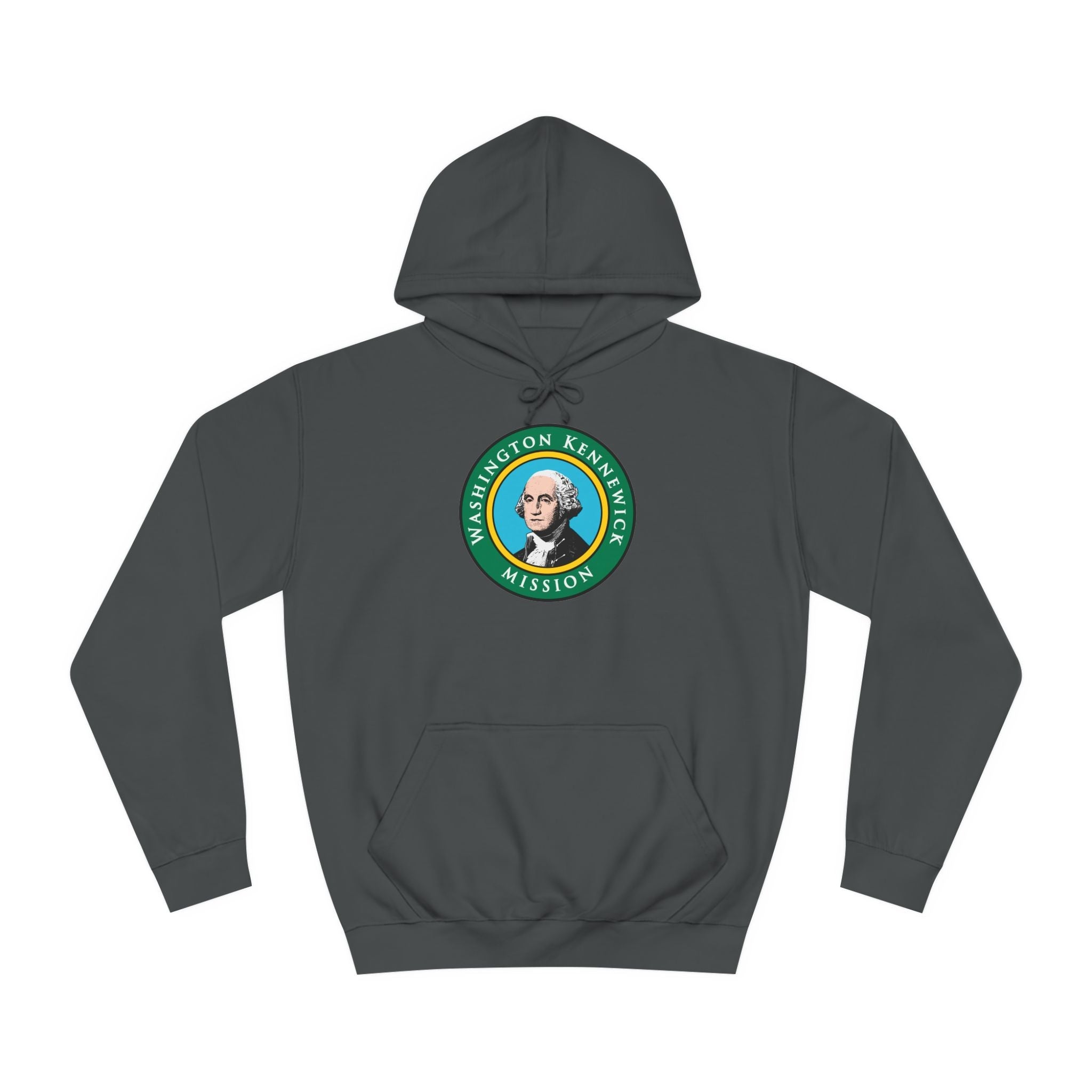 Washington Kennewick Mission State Flag Logo (Black Border) College Hoodie - Mission Wishlist - LDS Missionary Gift Store