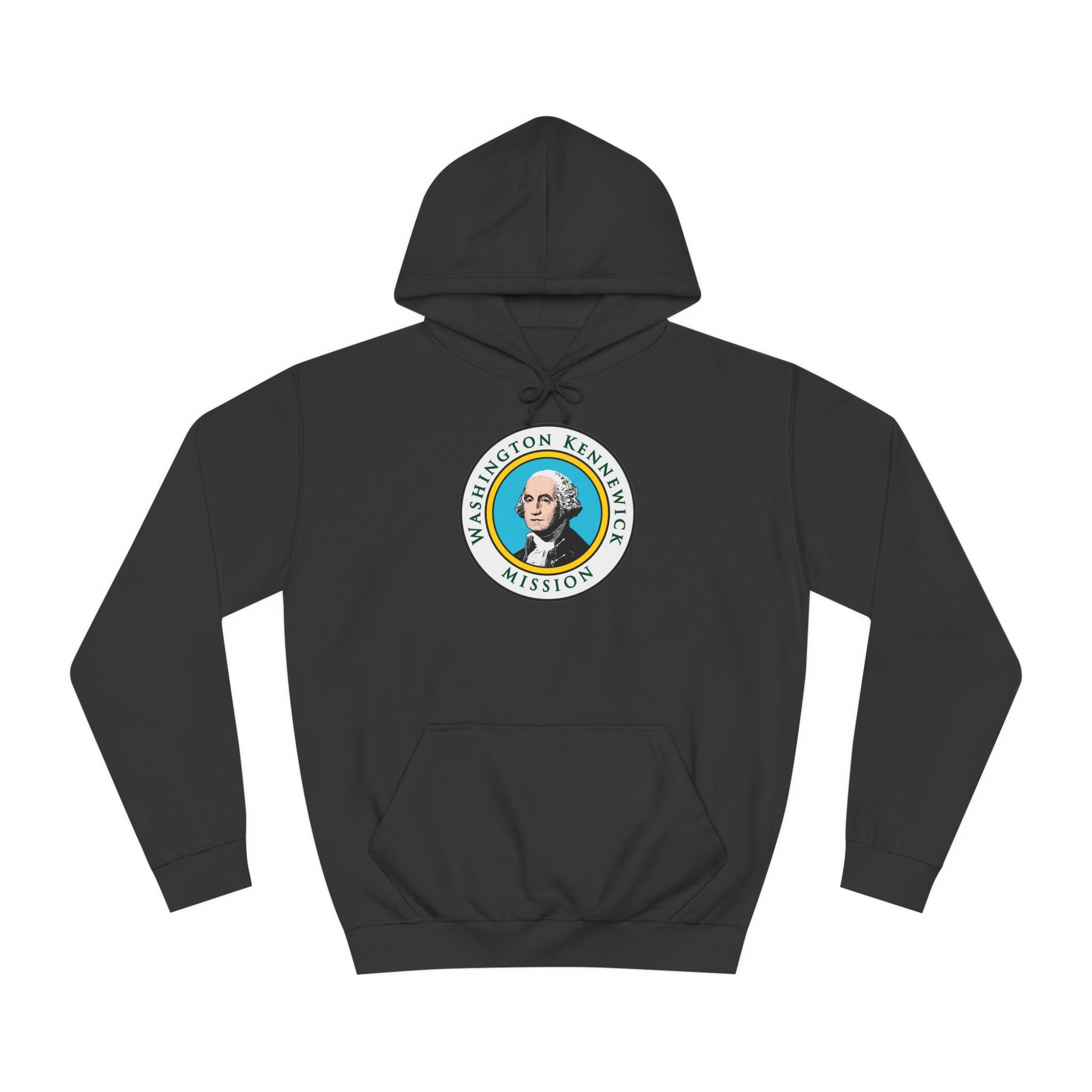Washington Kennewick Mission State Flag Logo (White Border) College Hoodie - Mission Wishlist - LDS Missionary Gift Store