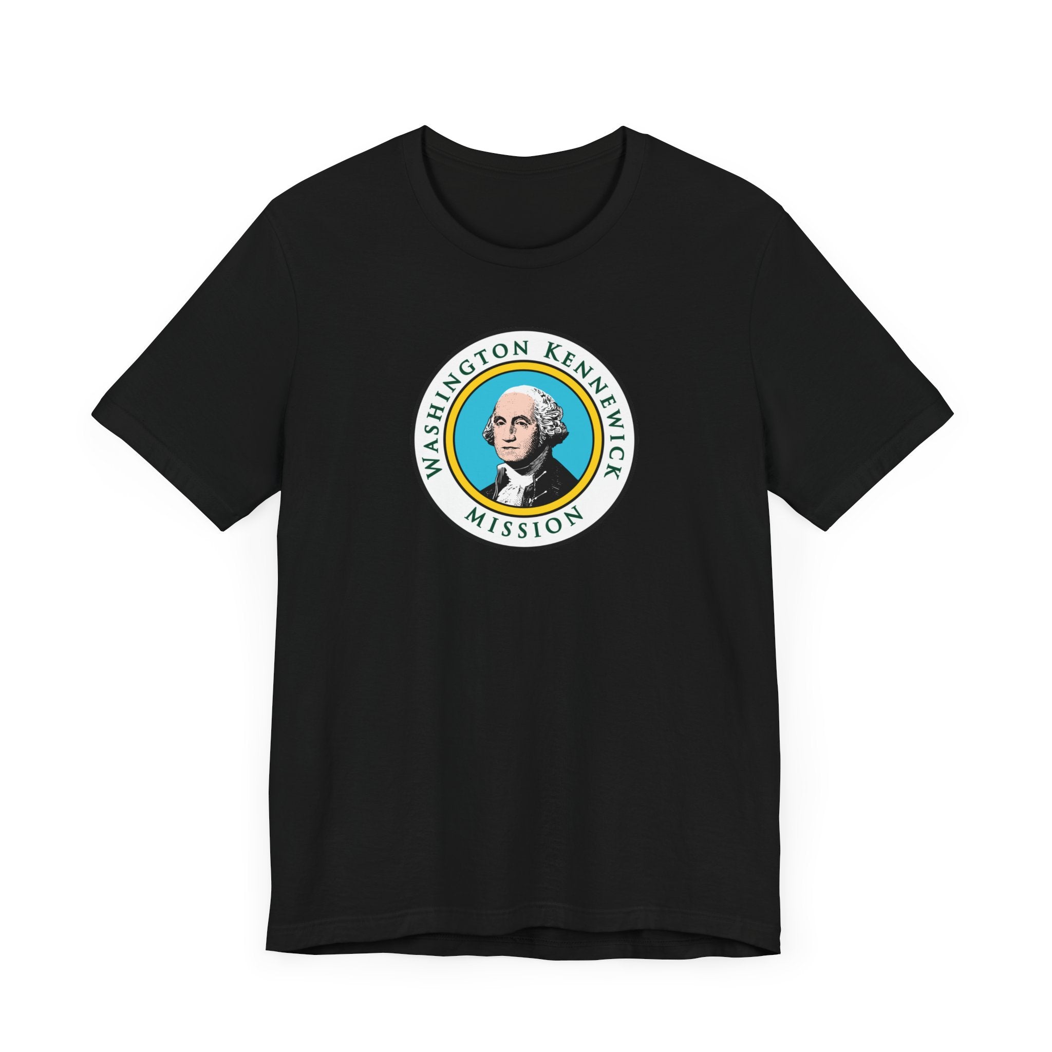 Washington Kennewick Mission State Flag Logo (White Border) T-shirt - Mission Wishlist - LDS Missionary Gift Store