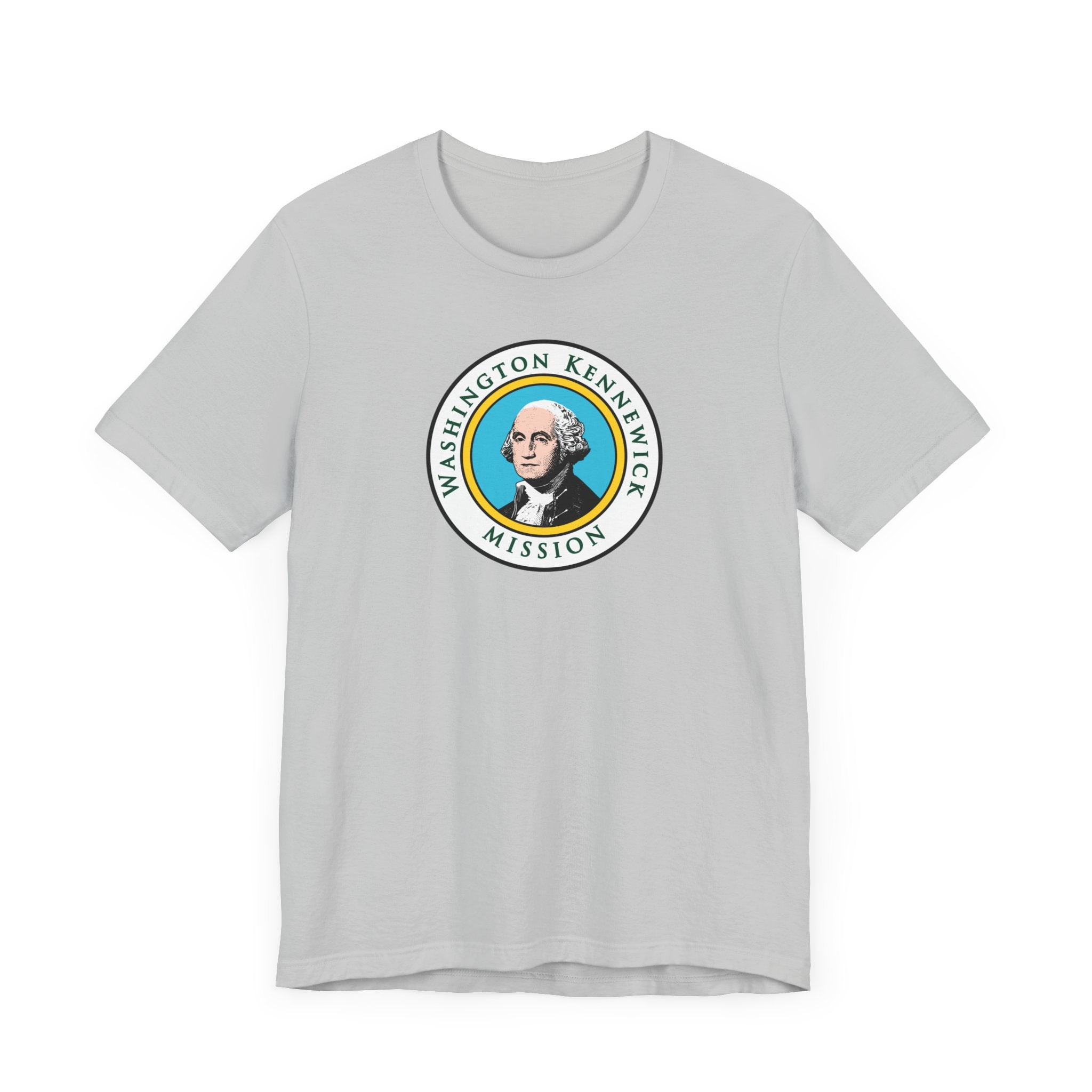 Washington Kennewick Mission State Flag Logo (White Border) T-shirt - Mission Wishlist - LDS Missionary Gift Store