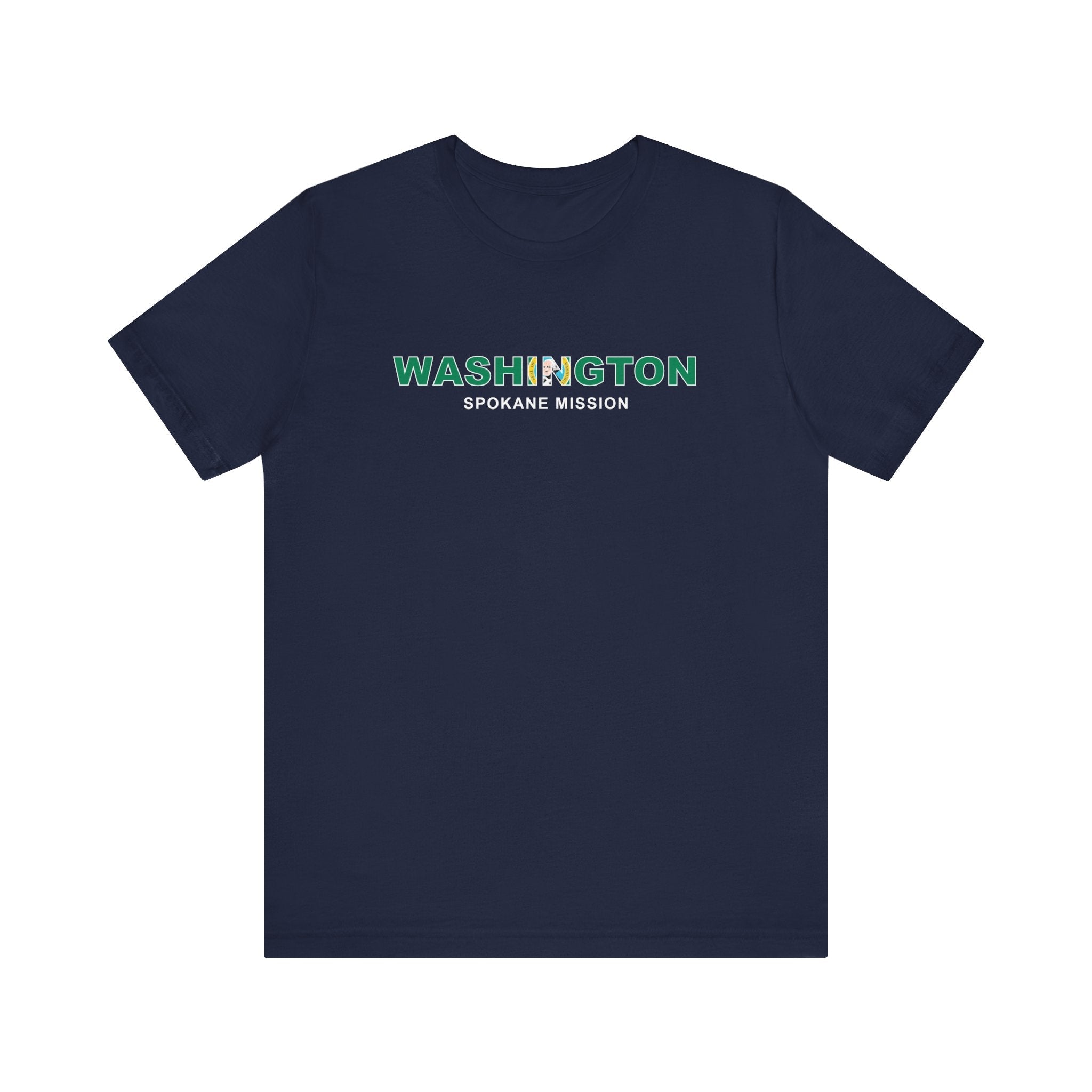 Washington Spokane Mission Flag Title T-shirt - Mission Wishlist - LDS Missionary Gift Store