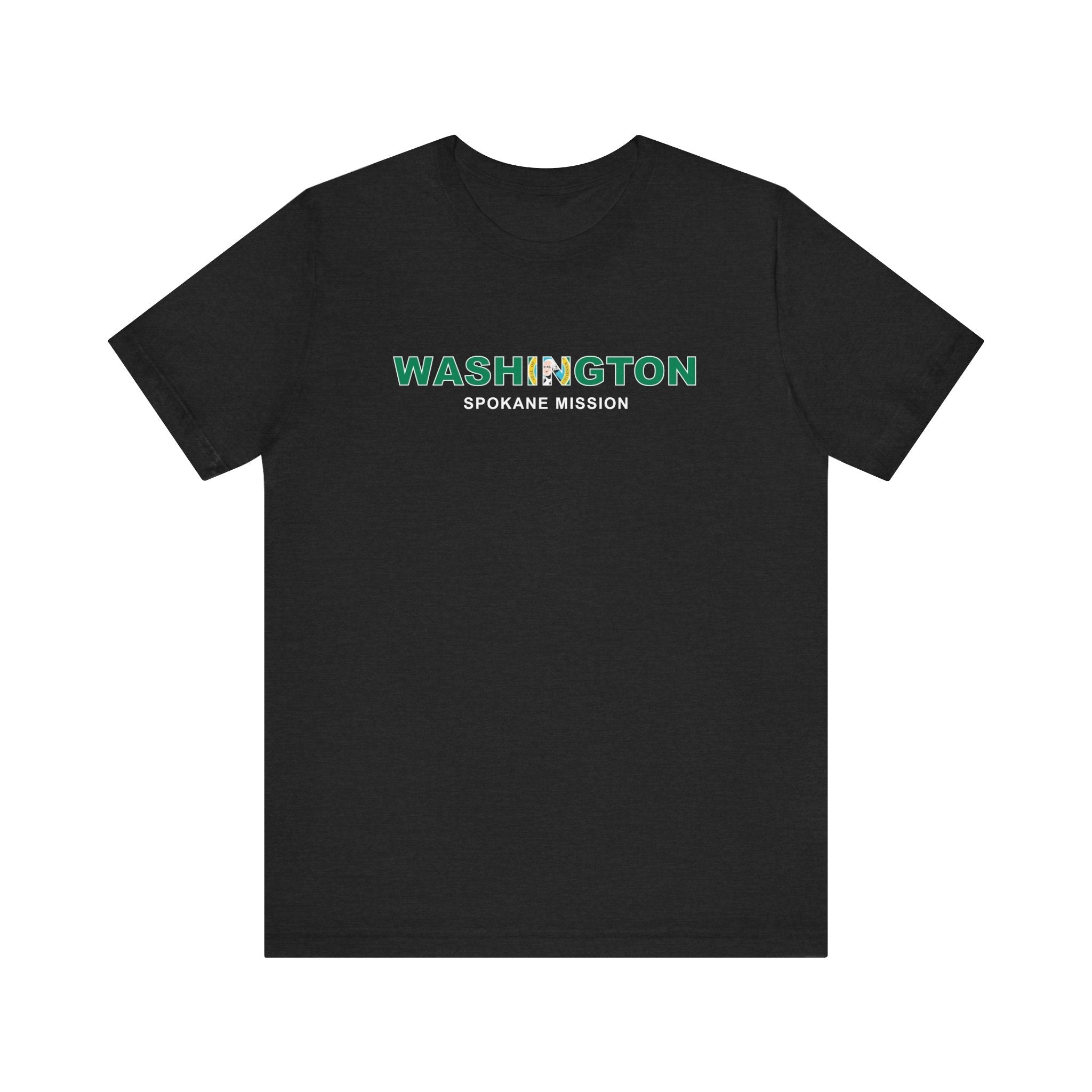 Washington Spokane Mission Flag Title T-shirt - Mission Wishlist - LDS Missionary Gift Store